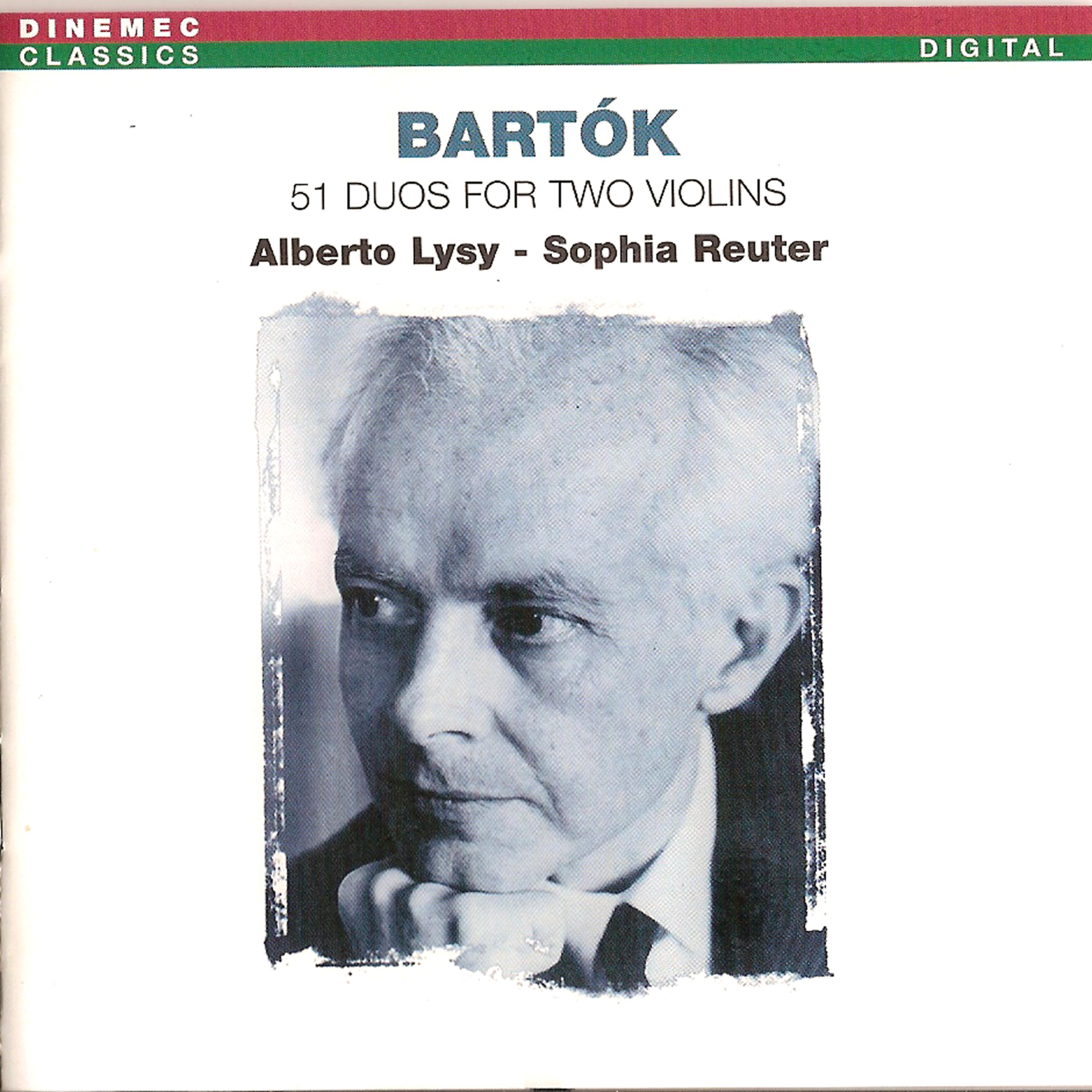 Постер альбома Béla Bartók: 51 Duos For Violins