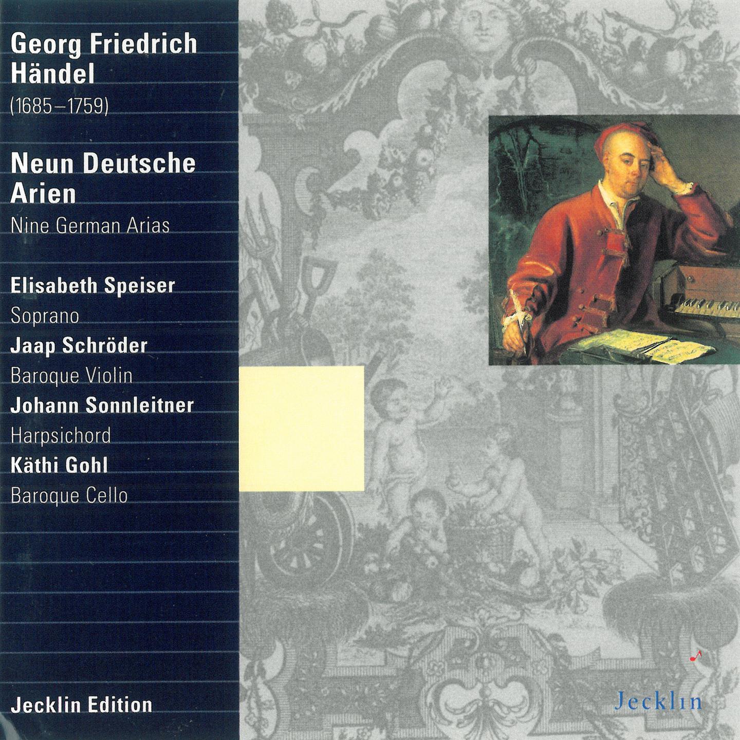 Постер альбома Georg Friedrich Händel: Neun deutsche Arien