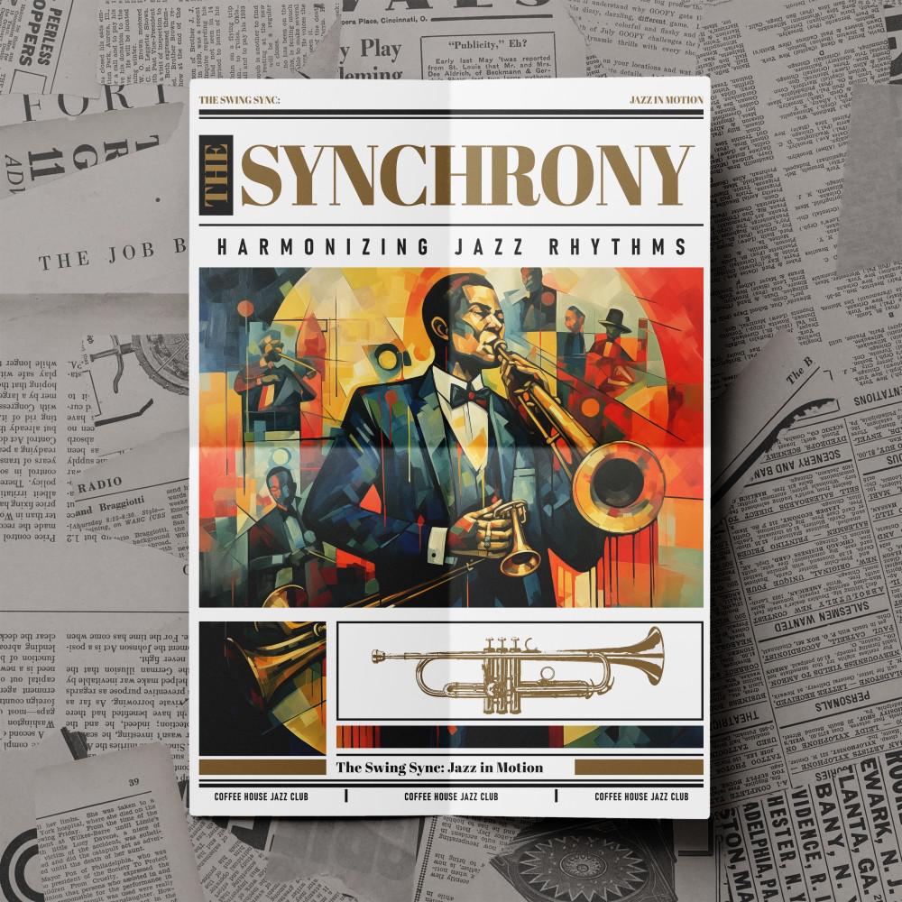 Постер альбома The Synchrony: Harmonizing Jazz Rhythms