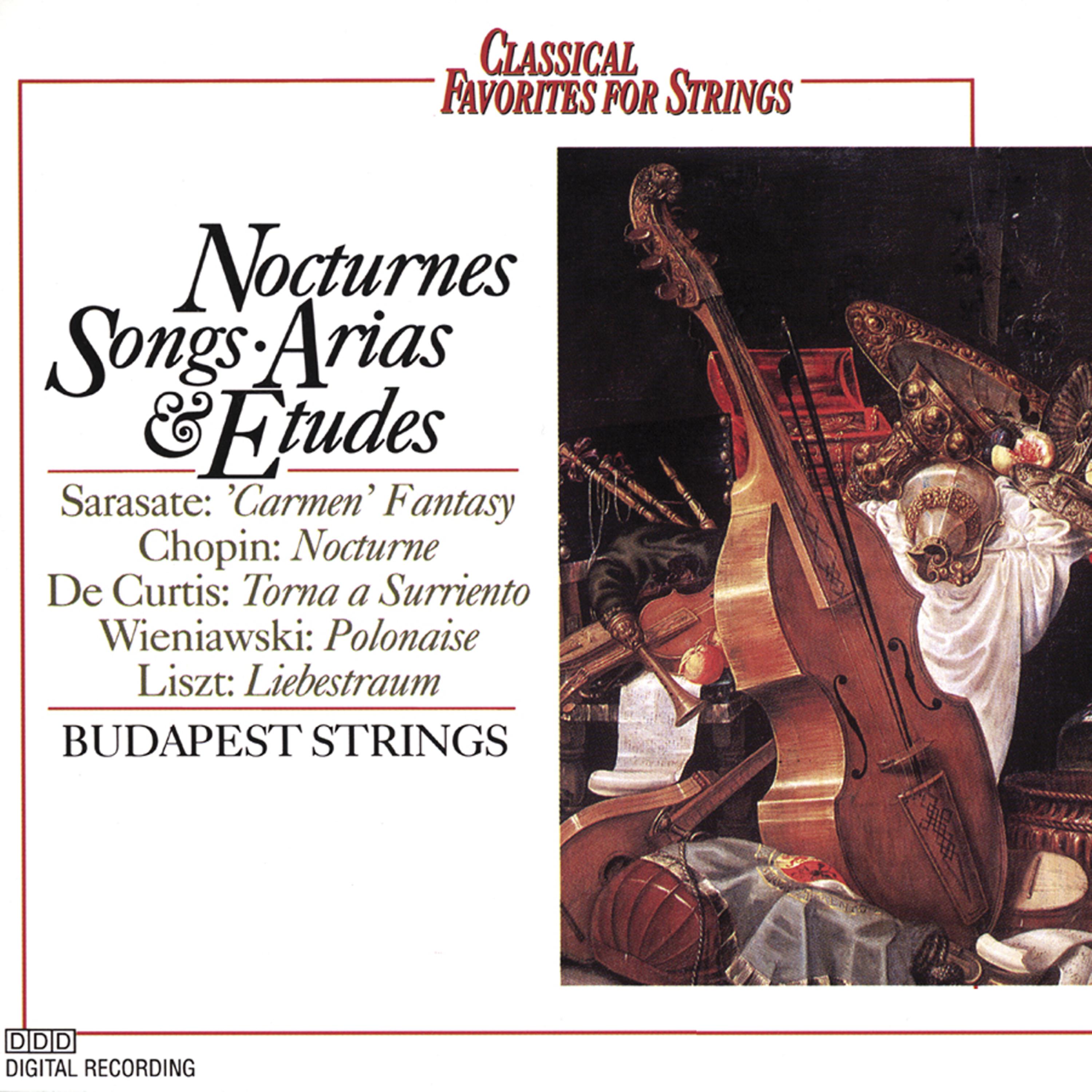 Постер альбома Classical Favorites For Strings - Nocturnes, Songs, Arias & Etudes