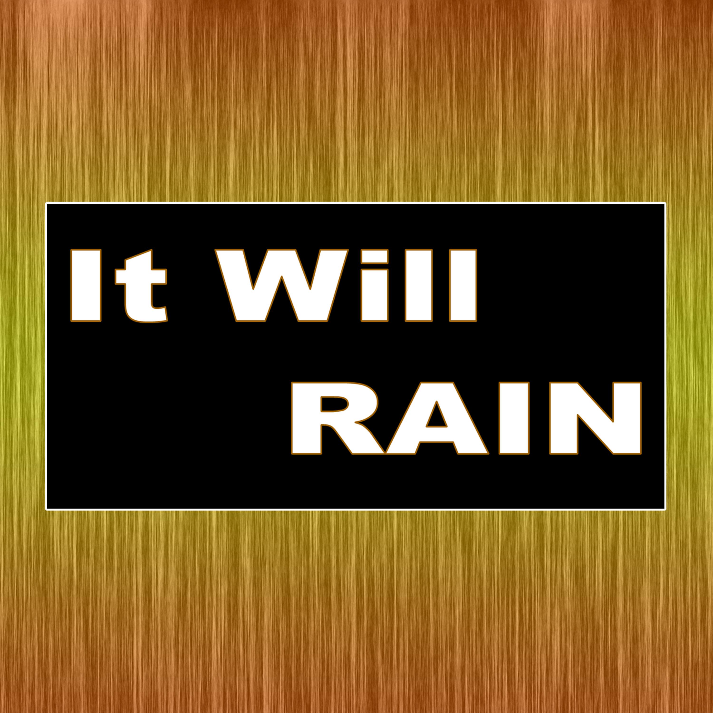 Постер альбома It Will Rain (Bruno Mars Tribute)
