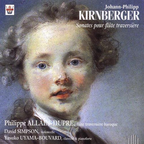 Постер альбома Kirnberger : Sonates pour flûte traversière