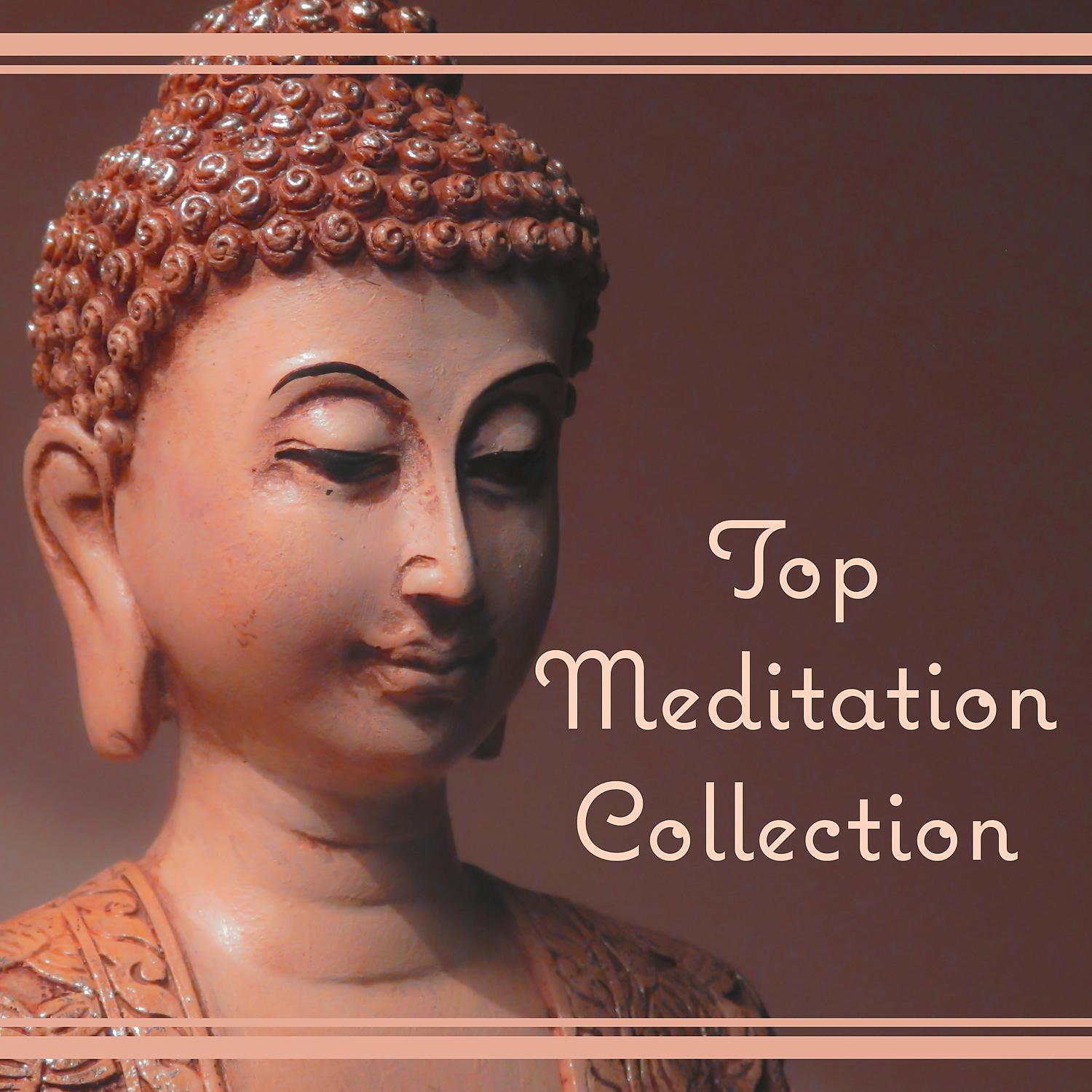 Постер альбома Top Meditation Collection: The Best Relaxation Music, Healing Yoga, Stress Relief Sound & Massage Therapy