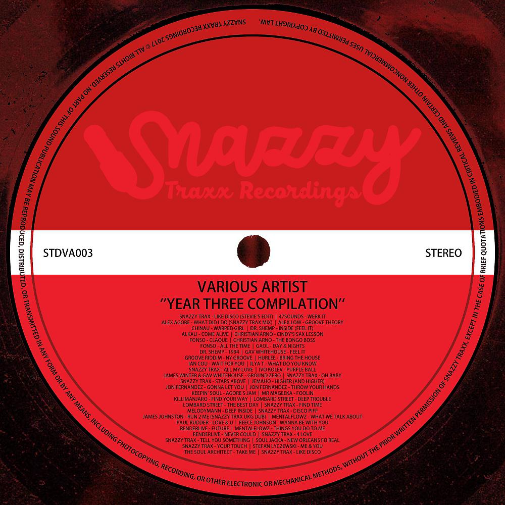Постер альбома SNAZZY TRAXX (Year Three)