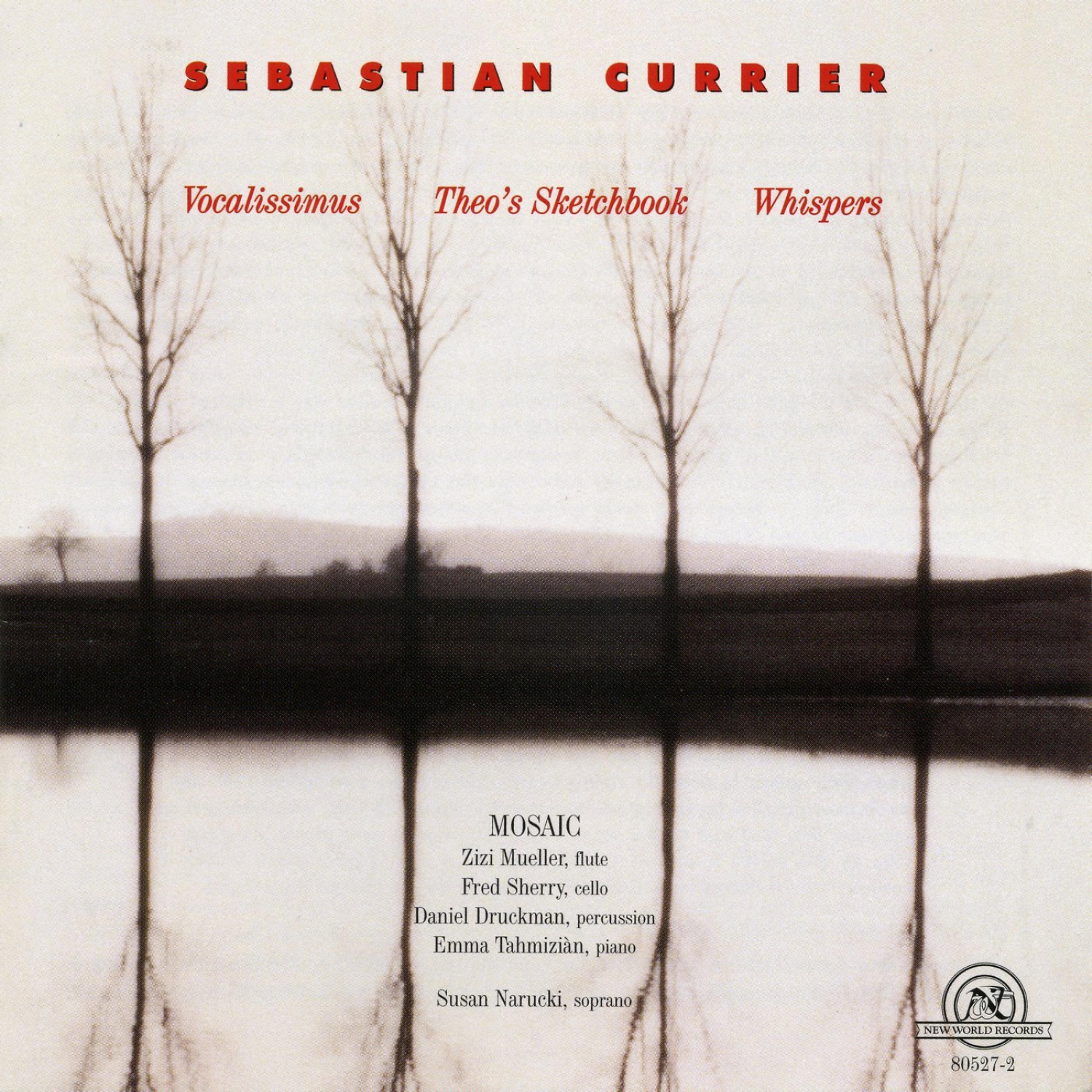 Постер альбома Sebastian Currier: Vocalissmus