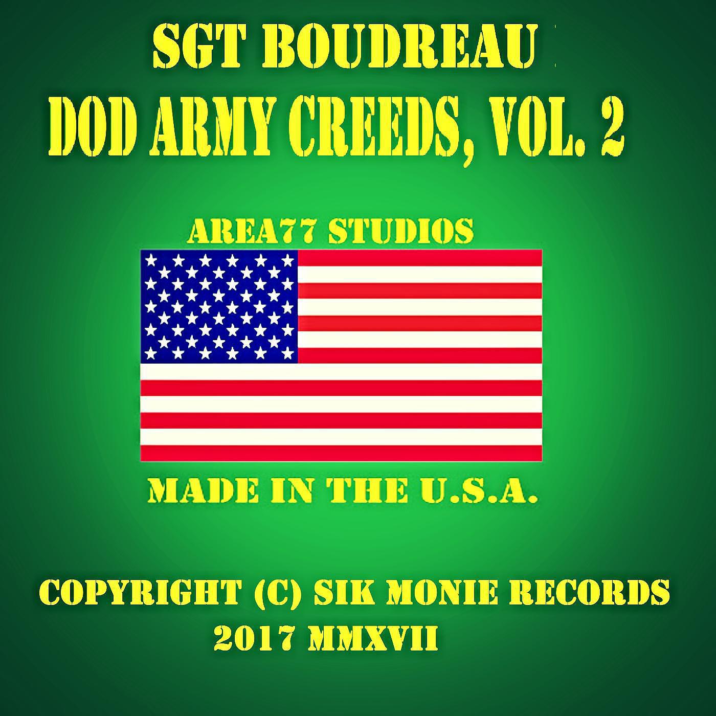 Постер альбома DoD Army Creeds, Vol. 2