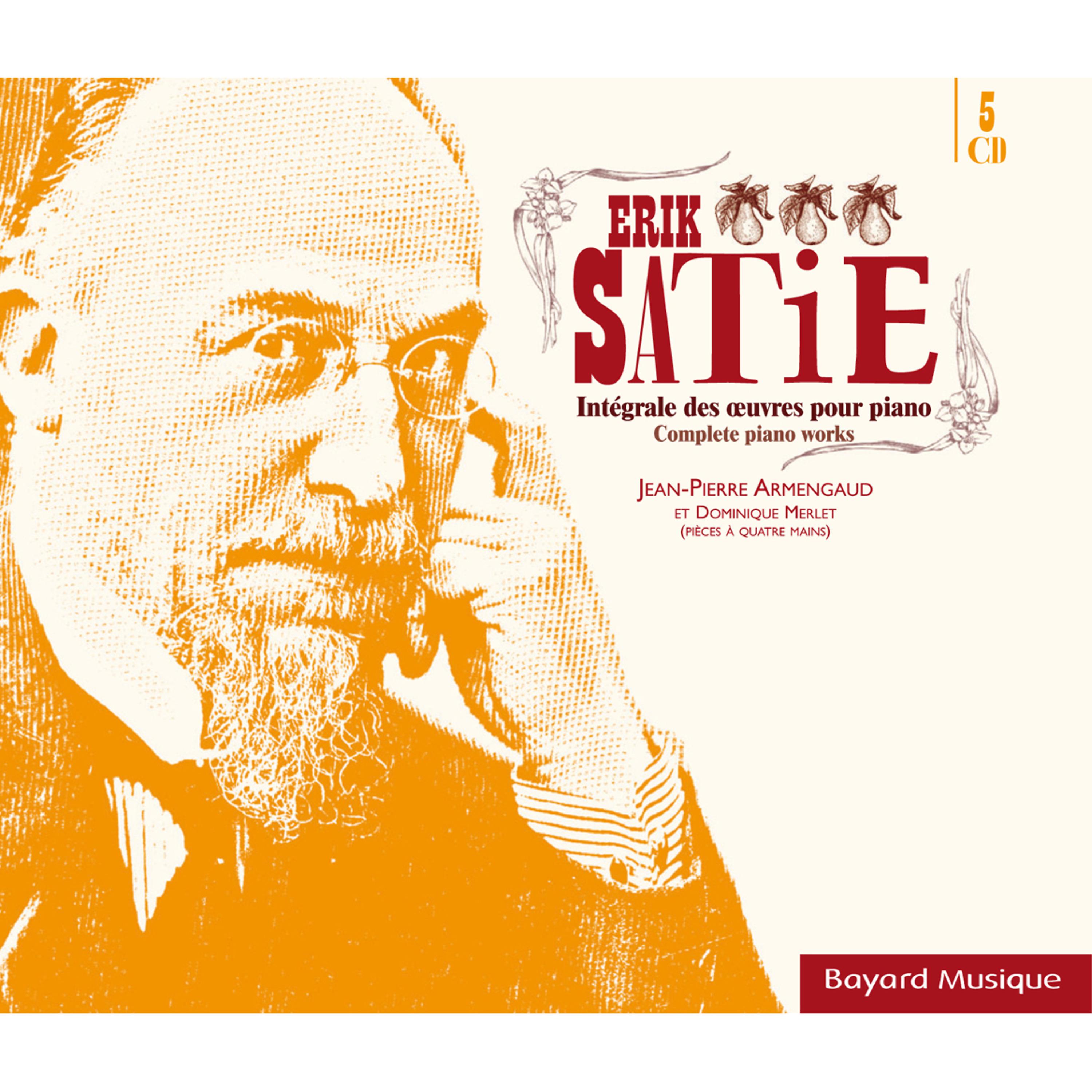 Постер альбома Satie: Intégrale des oeuvres pour piano (Complete Piano Works)