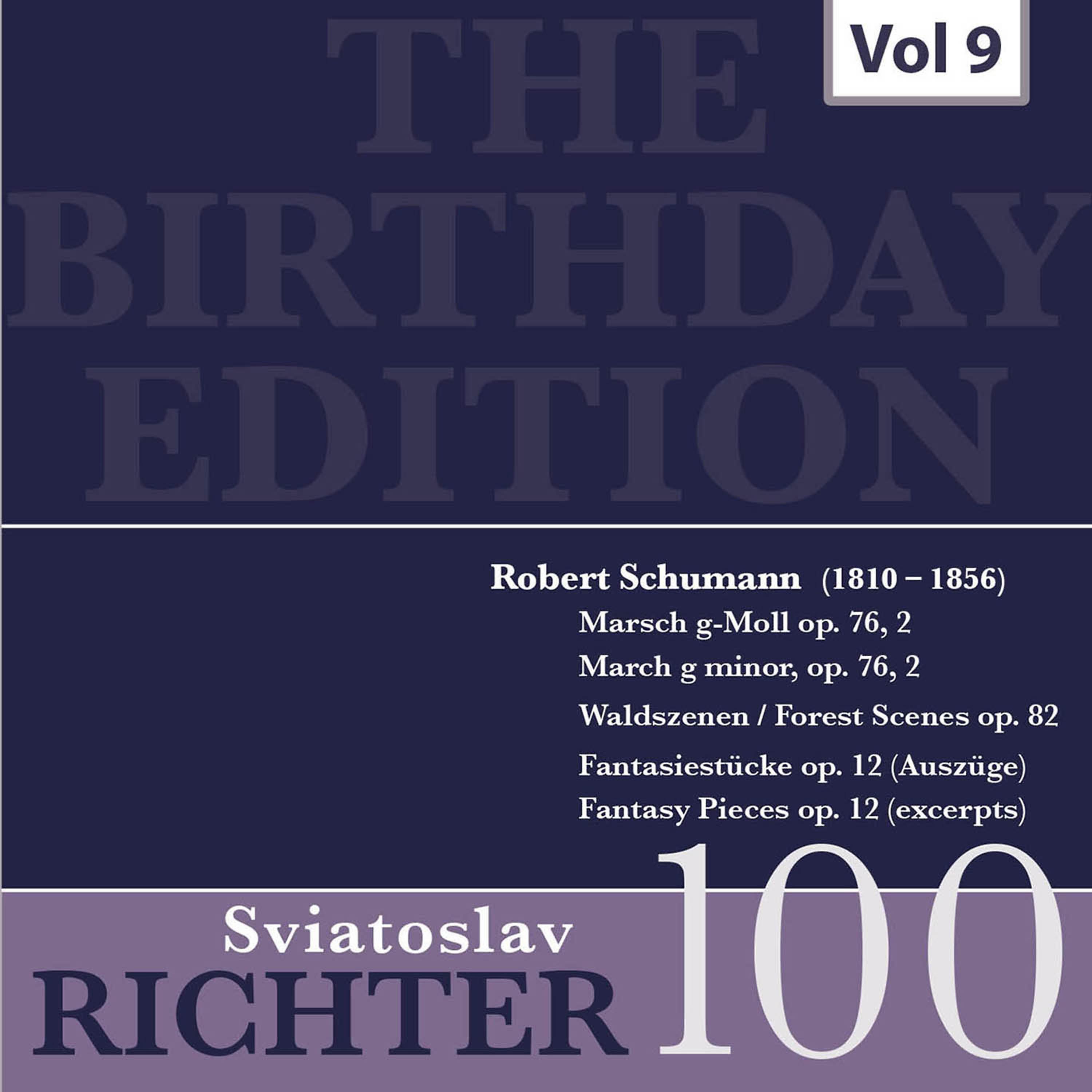 Постер альбома The Birthday Edition - Sviatoslav Richter, Vol. 9