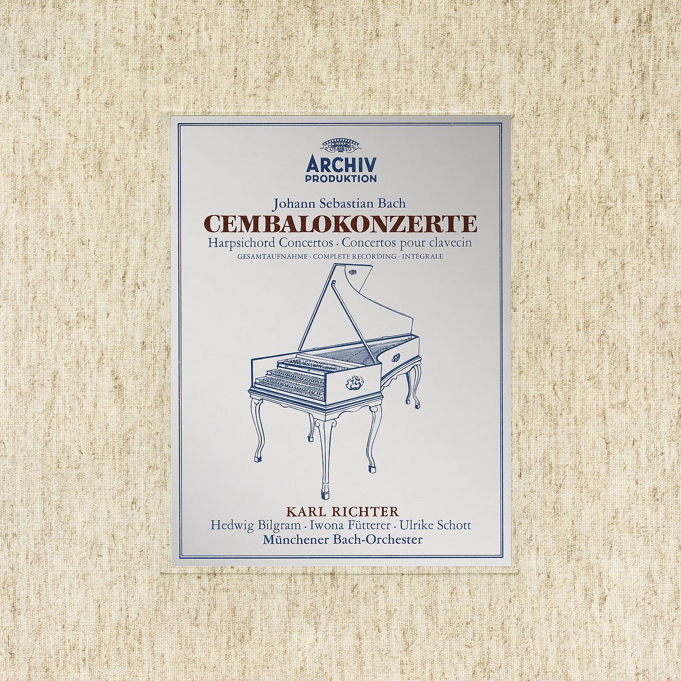 Постер альбома Bach: Harpsichord Concertos BWV 1052- 1058 & 1060-1065