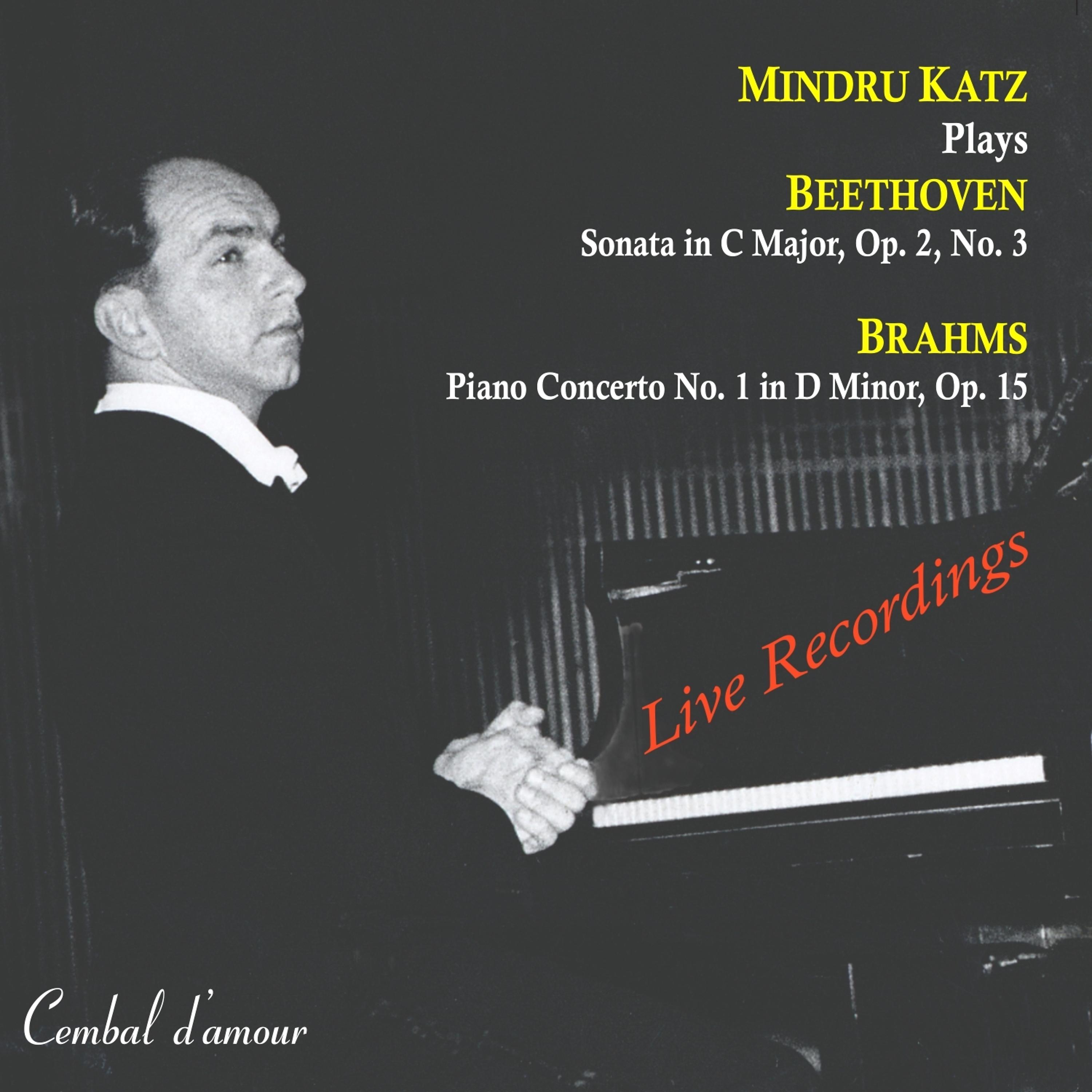 Постер альбома Mindru Katz Plays Beethoven & Brahms