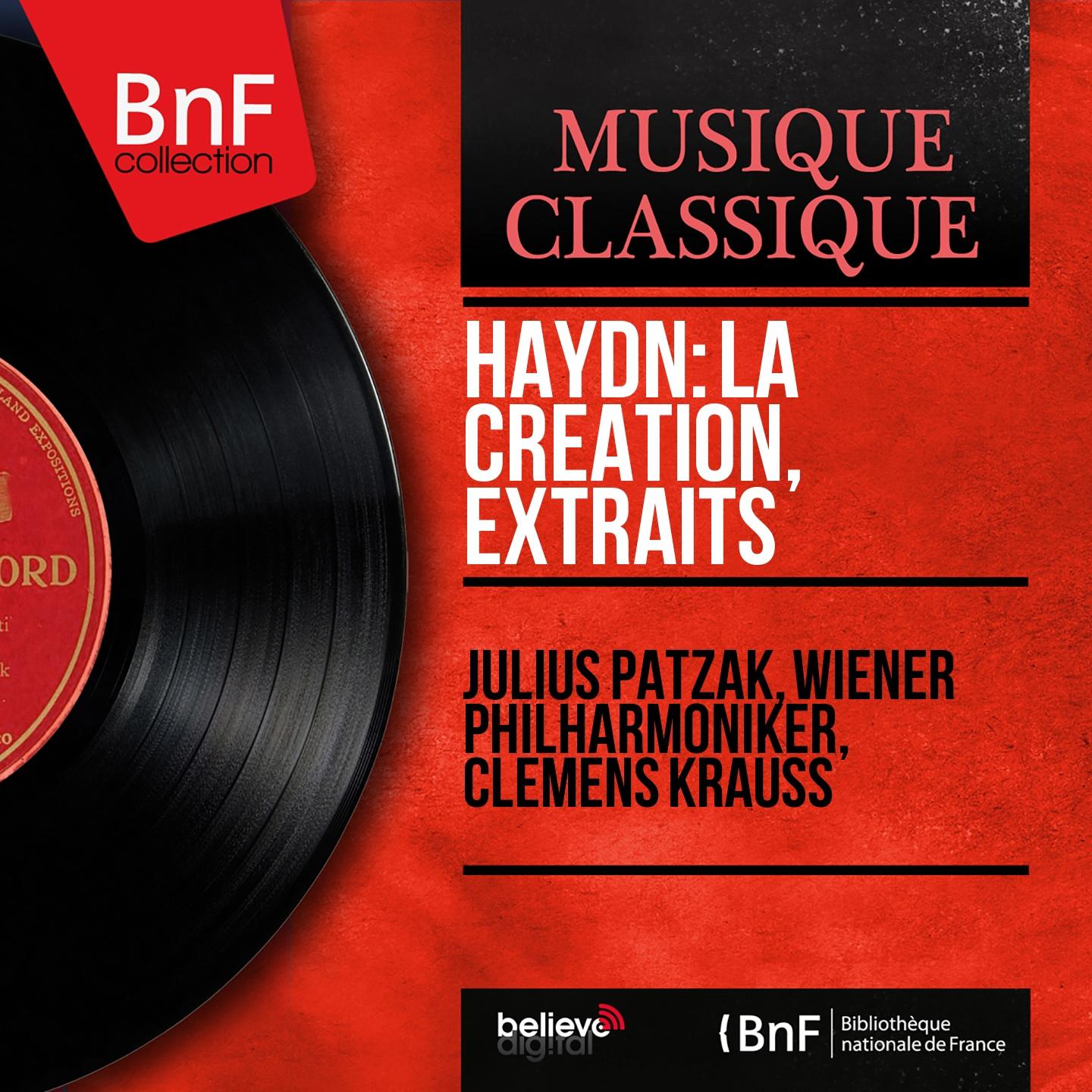 Постер альбома Haydn: La Création, extraits (Mono Version)