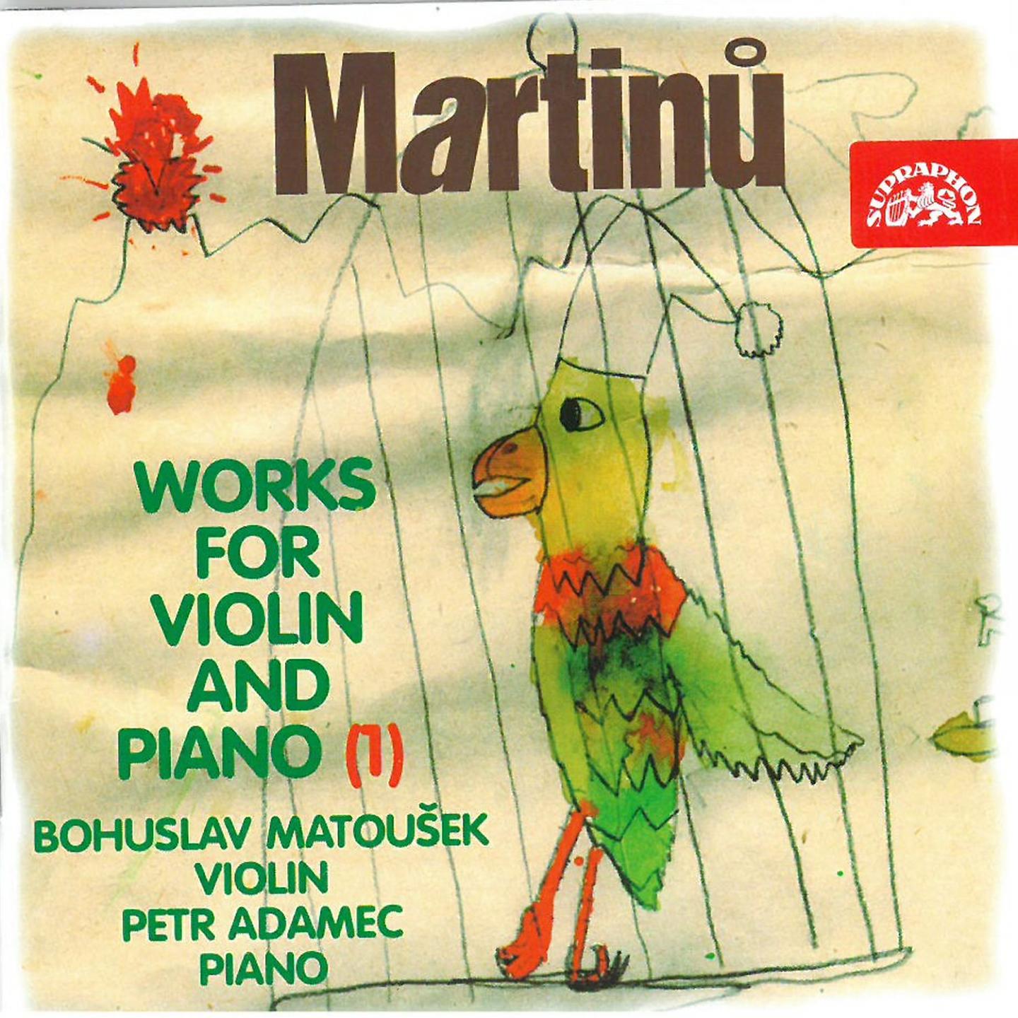 Постер альбома Martinů: Works for Violin and Piano, Vol. 1