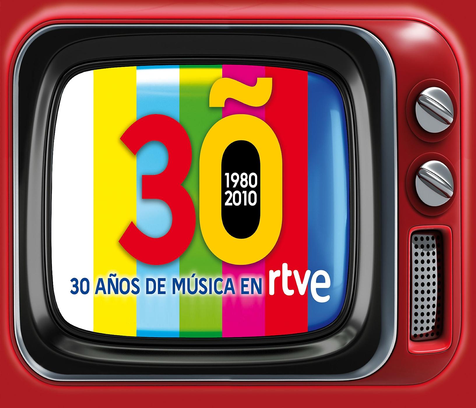 Постер альбома 30 años de musica en TVE. 1980-2010