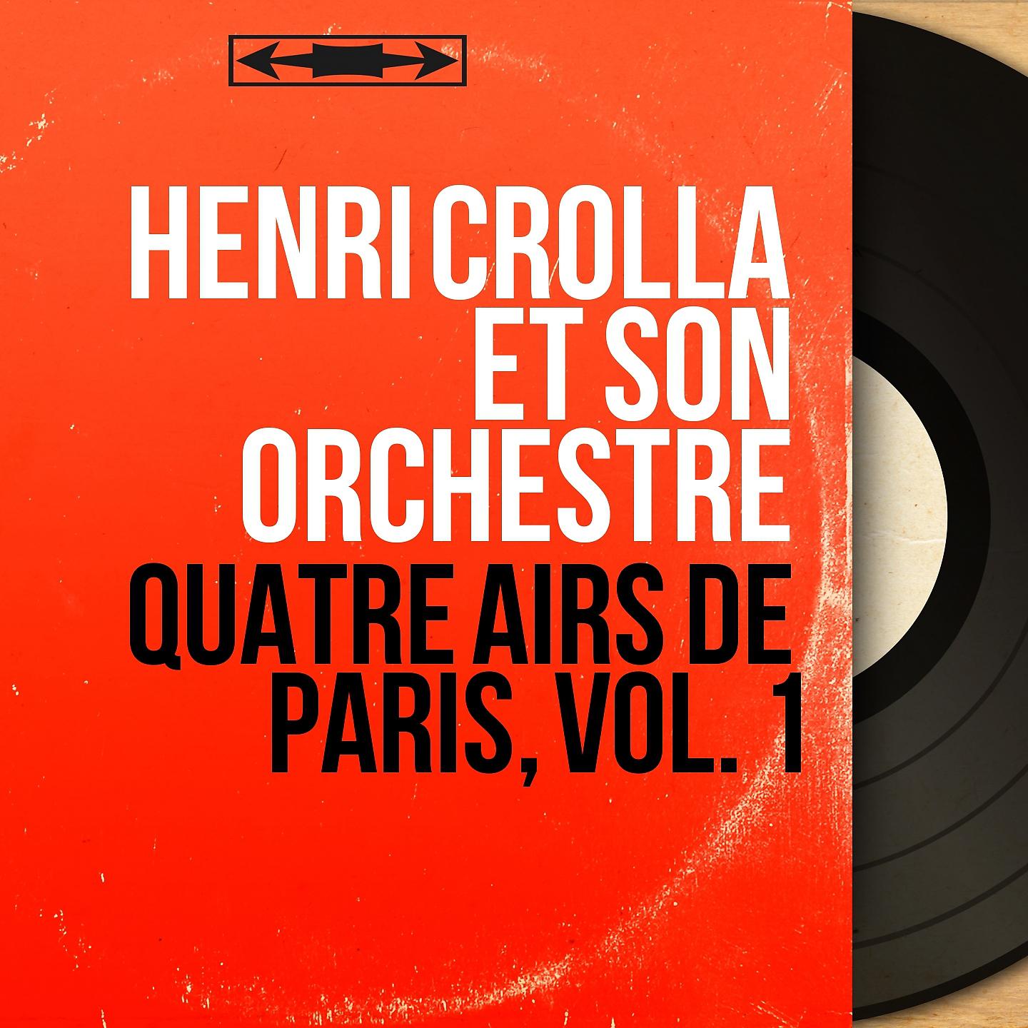 Постер альбома Quatre airs de Paris, vol. 1