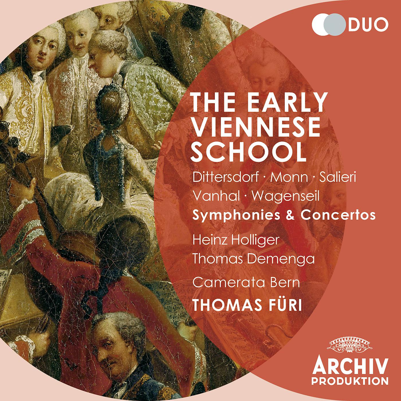 Постер альбома The Early Viennese School - Dittersdorf / Monn / Salieri / Vanhal / Wagenseil: Symphonies and Concertos