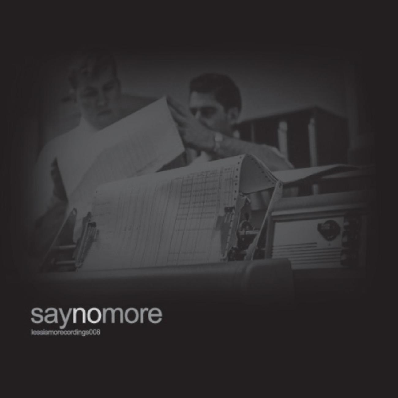 Постер альбома Saynomore
