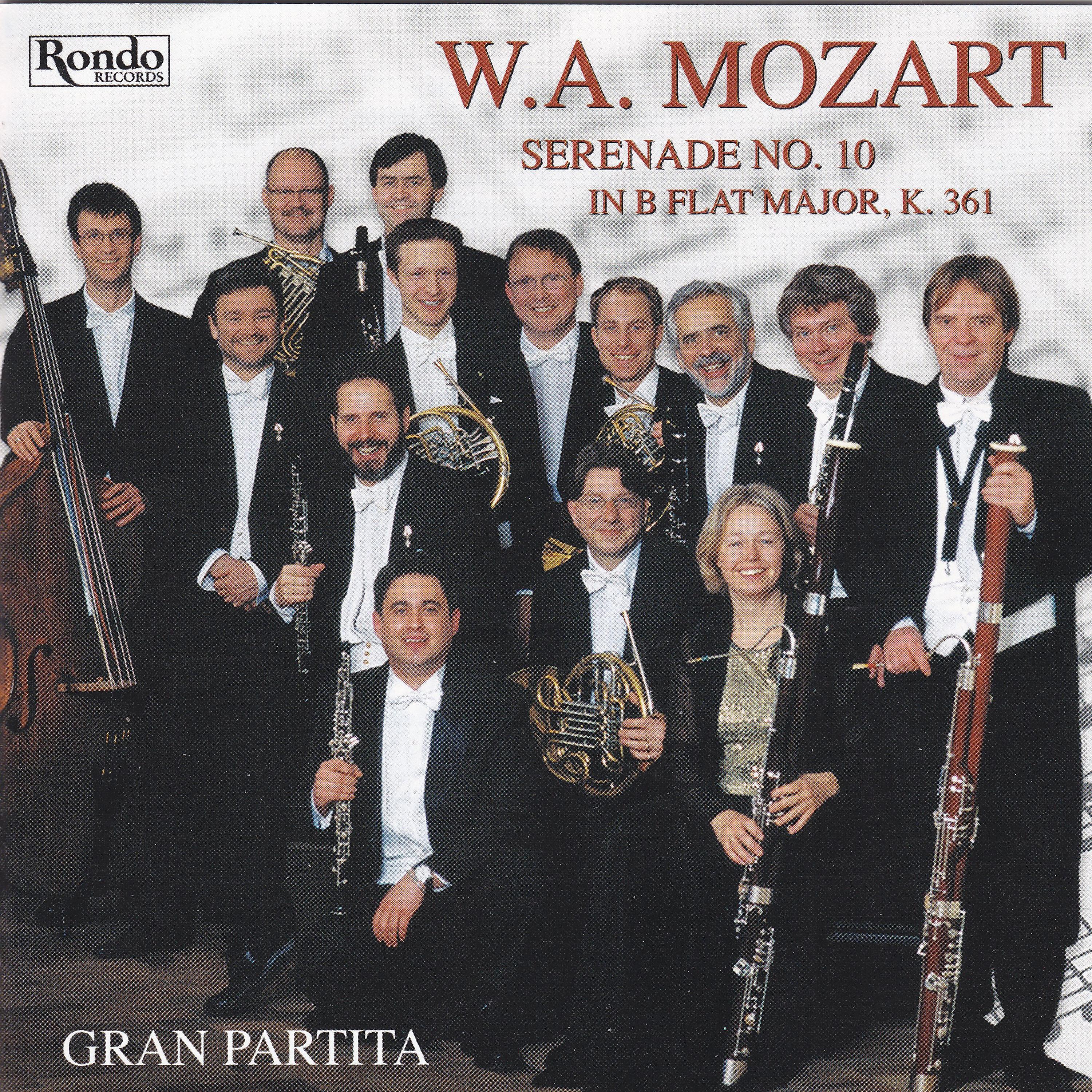 Постер альбома W.A. Mozart - Grand Partita - Serenade No. 10