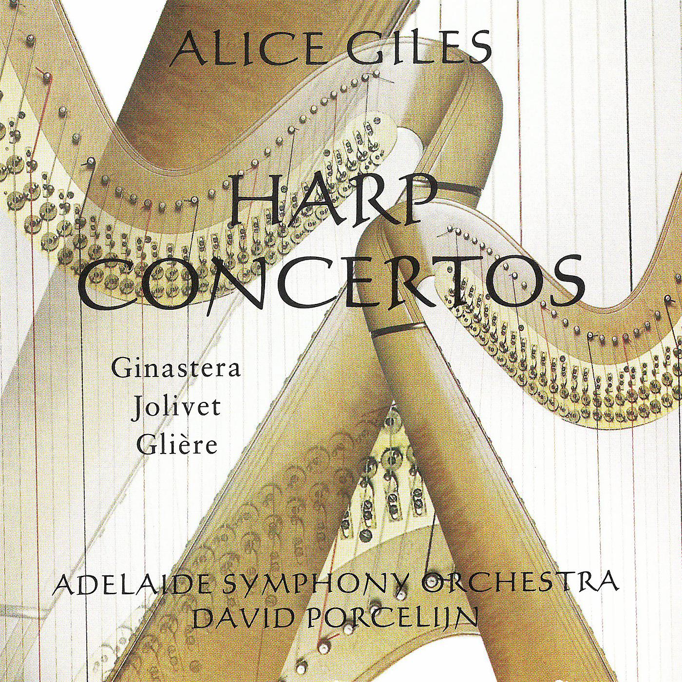 Постер альбома Harp Concertos: Ginastera / Jolivet / Glière