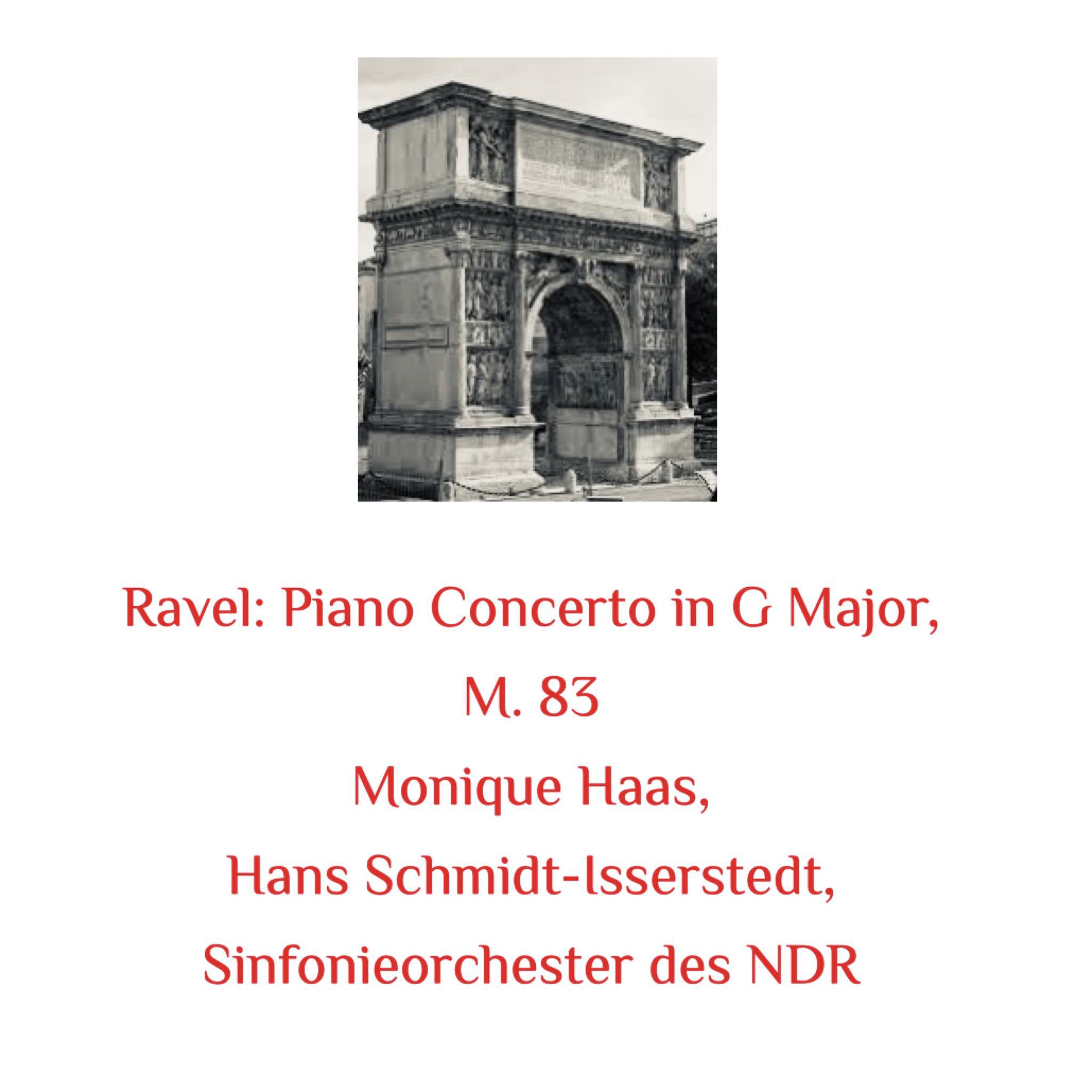 Постер альбома Ravel: Piano Concerto in G Major, M. 83