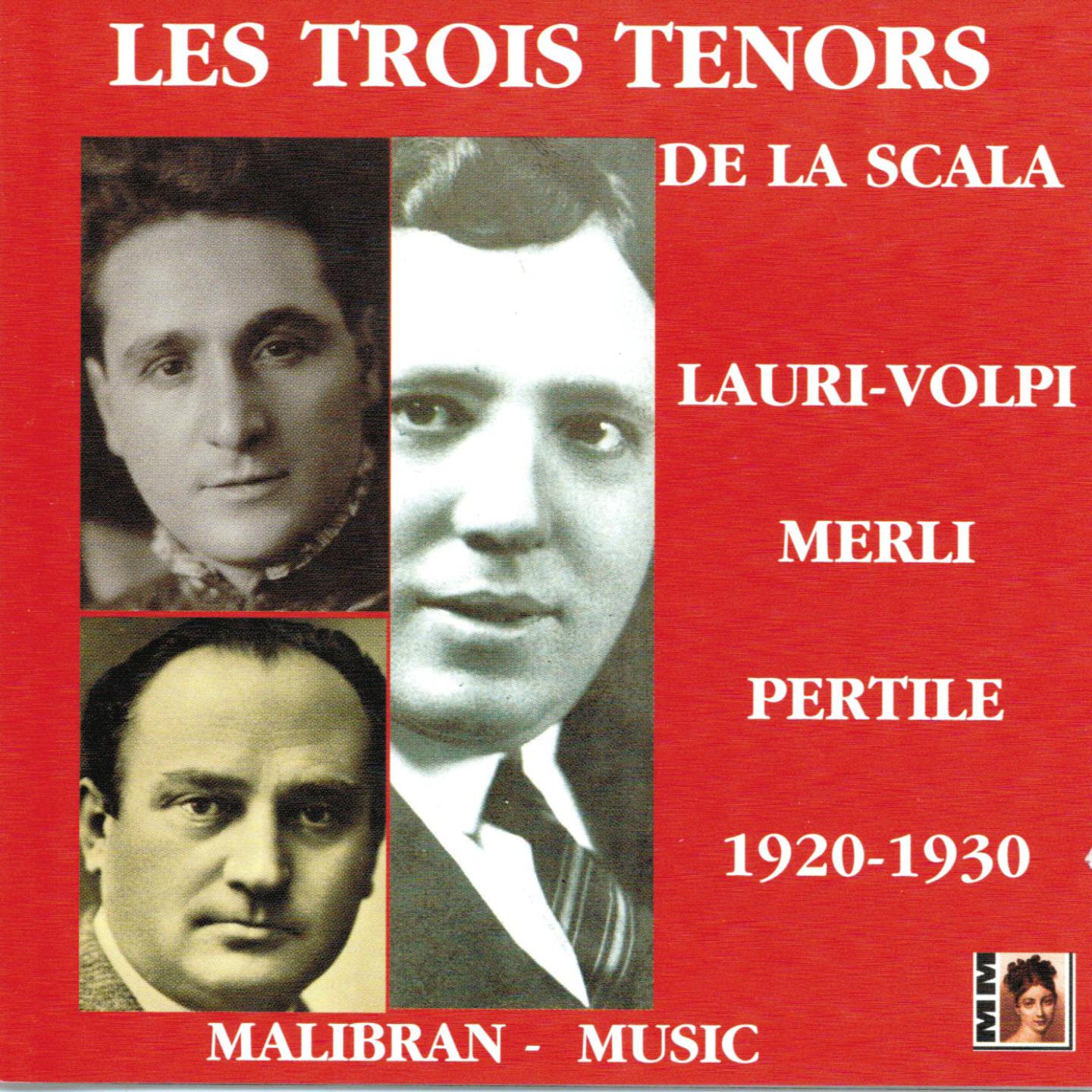 Постер альбома Les trois ténors de la Scala (1920-1930)