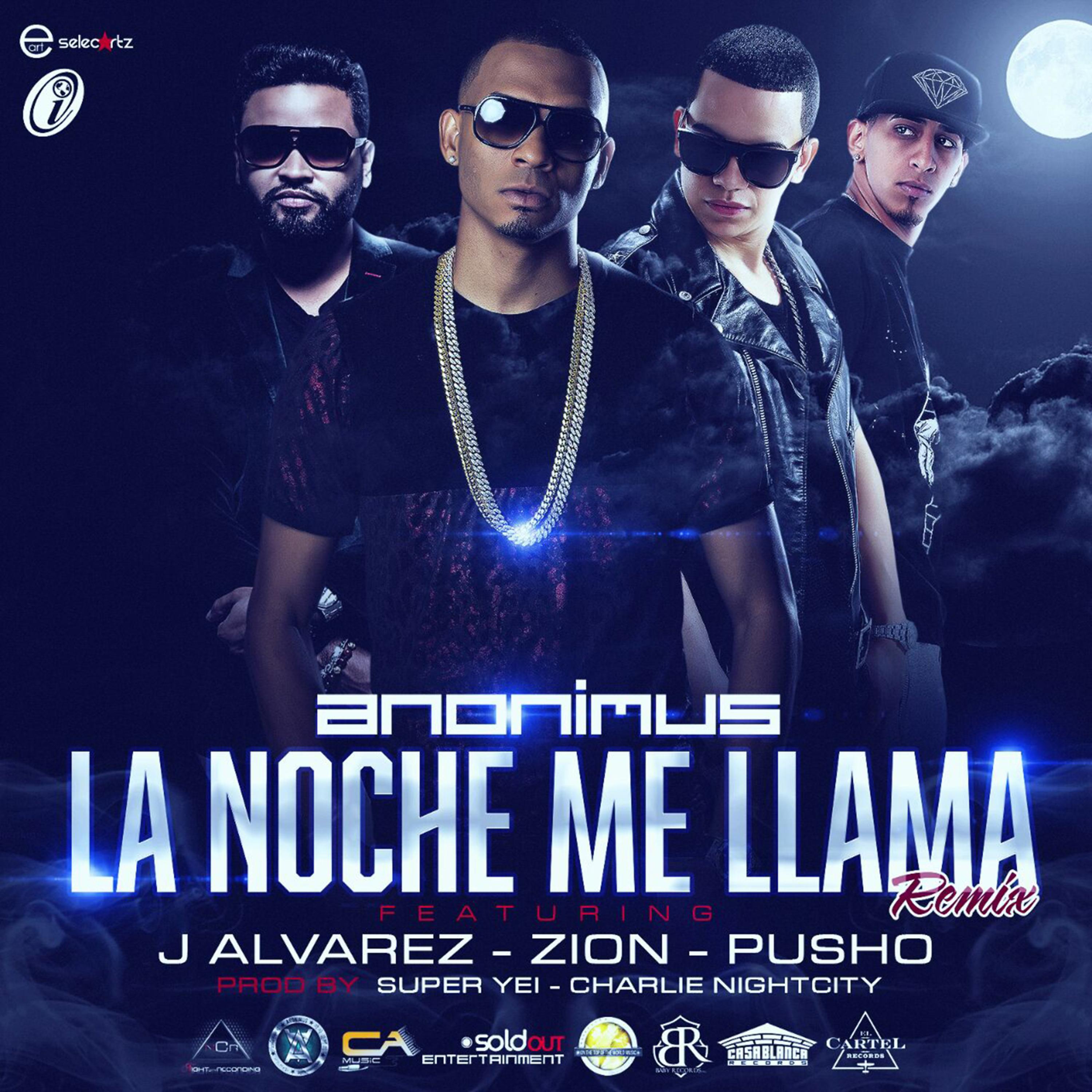 Постер альбома La Noche Me Llama (Remix) [feat. J Alvarez, Zion & Pusho]