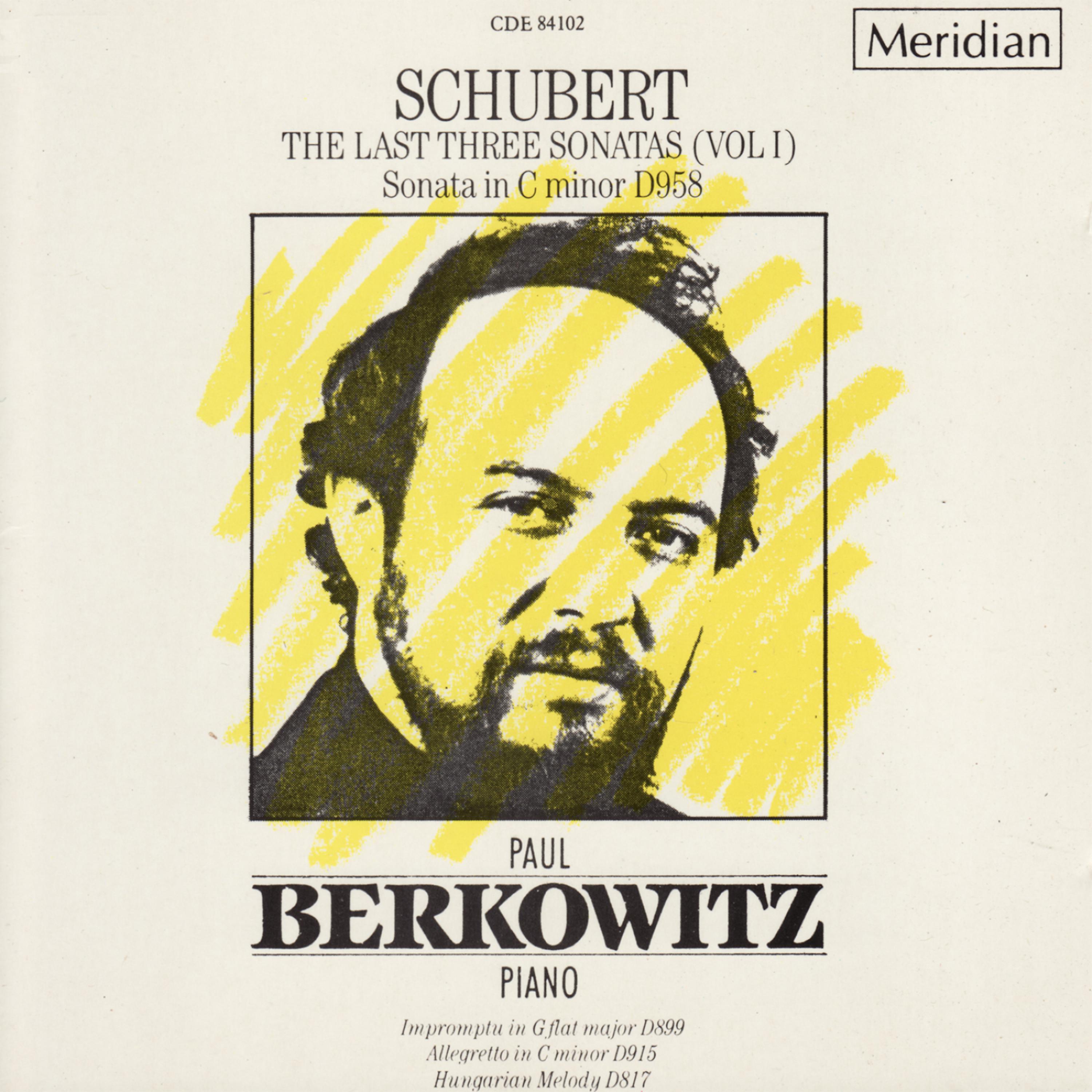 Постер альбома Schubert: The Last Three Sonatas, Vol. 1