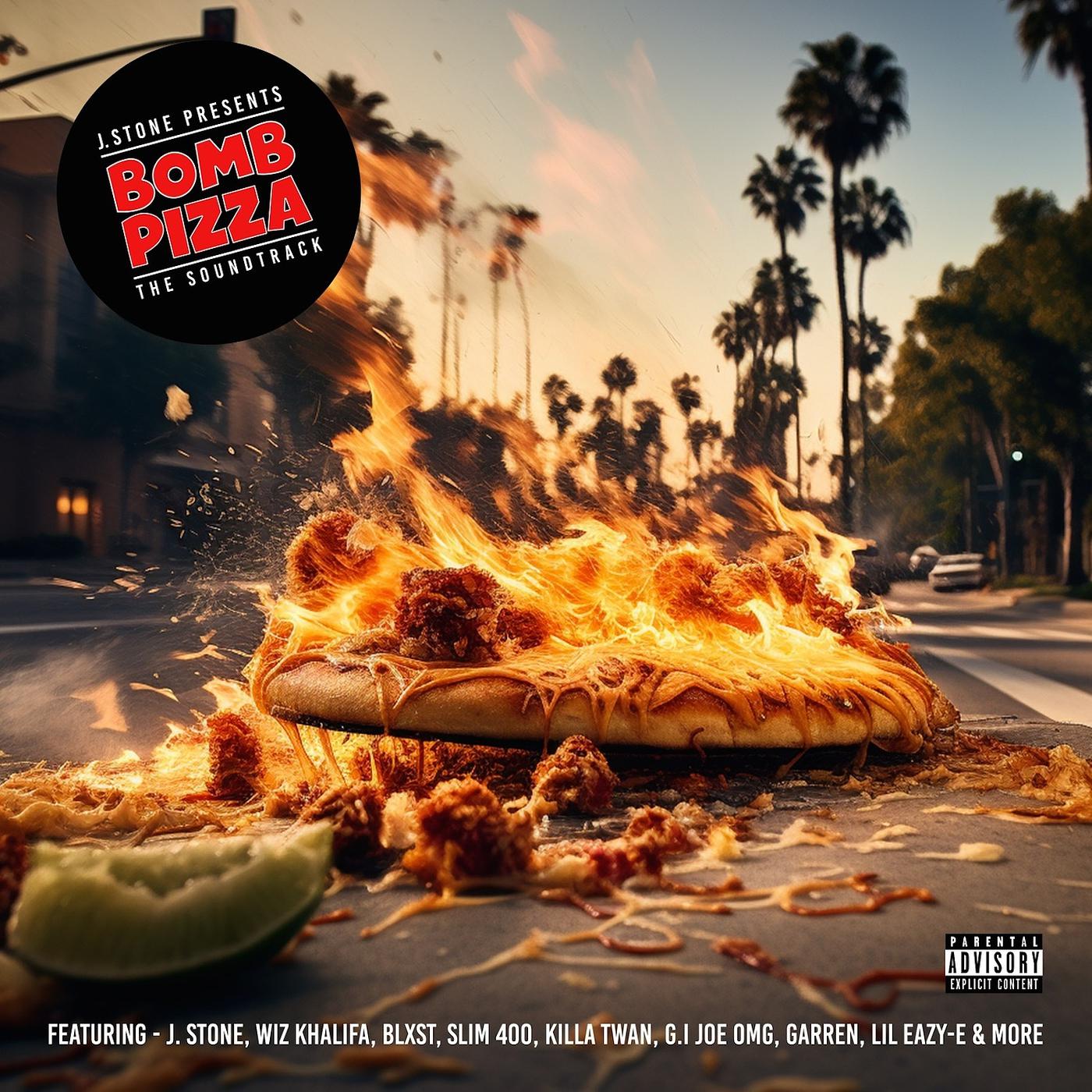 Постер альбома J. Stone Presents: Bomb Pizza (The Soundtrack)