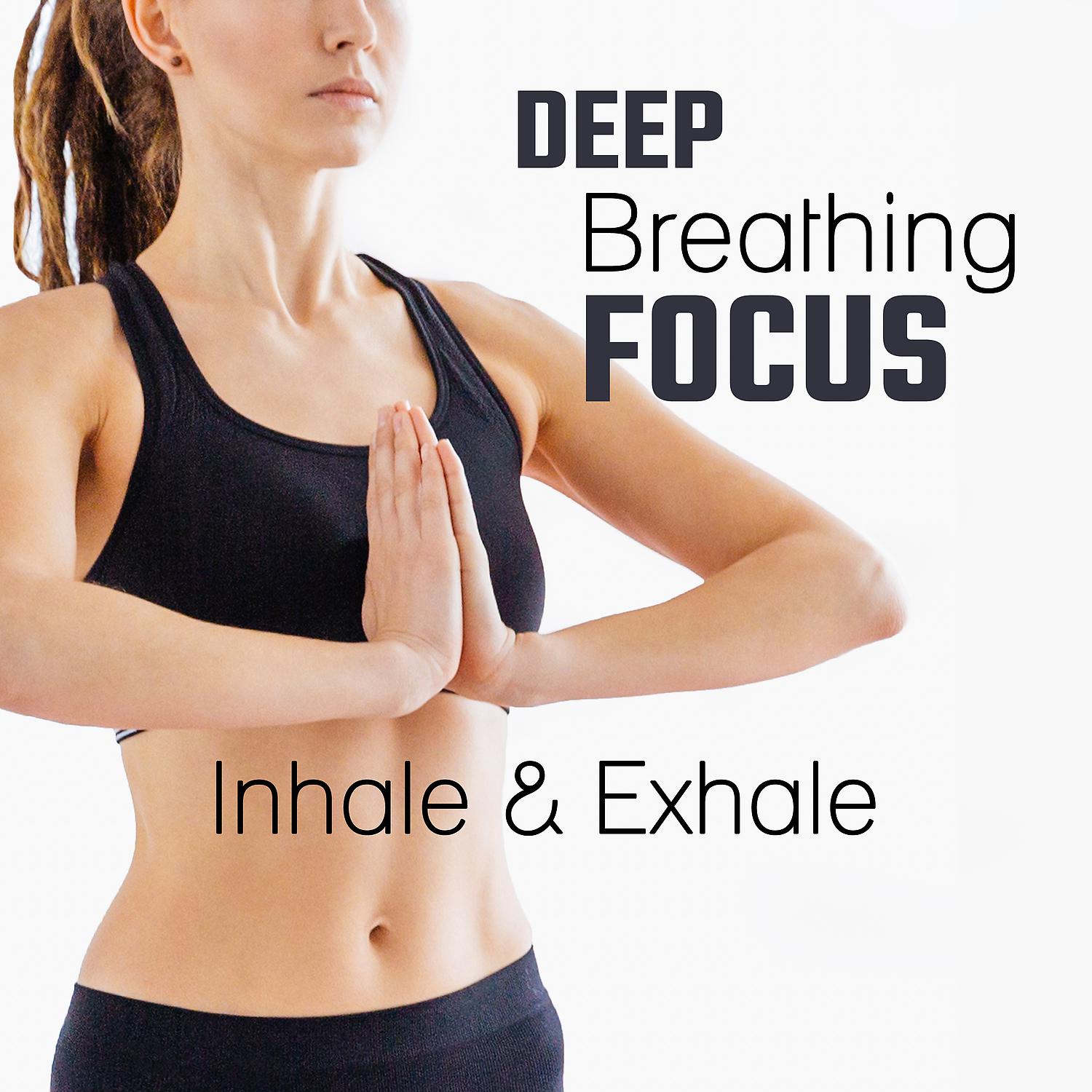 Постер альбома Deep Breathing Focus: Inhale & Exhale, Power of Pranayama Yoga, Mind Body Control, Liquid Concentration Music, Mindfulness Meditation Training