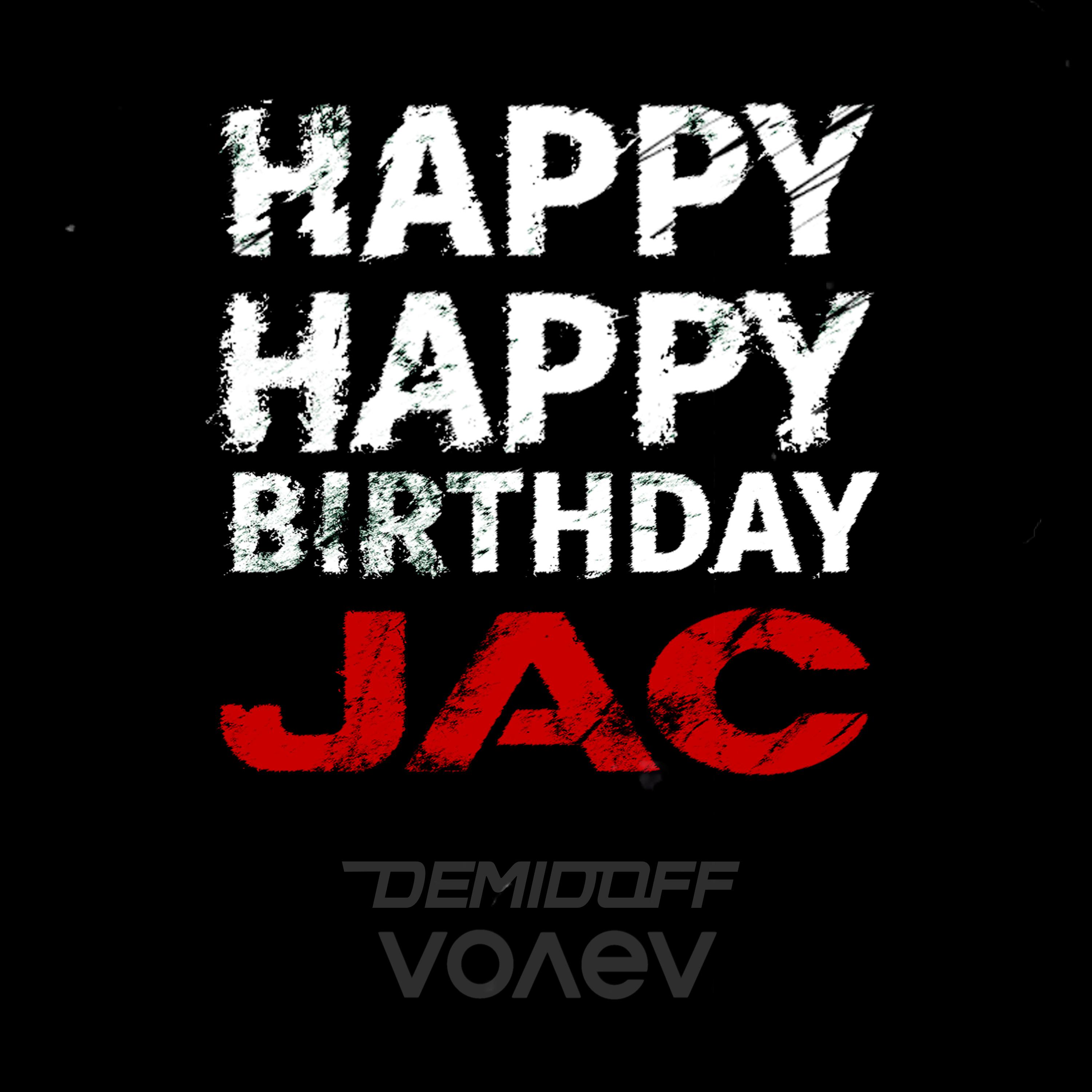 Постер альбома Happy, happy birthday JAC