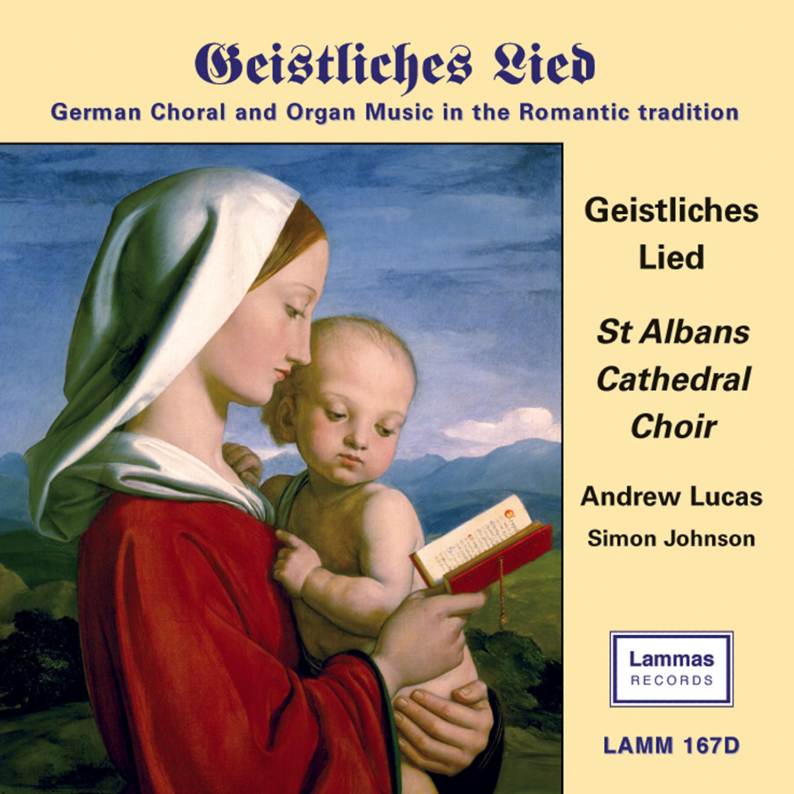 Постер альбома Geistliches Lied: German Choral and Organ Music in the Romantic tradition