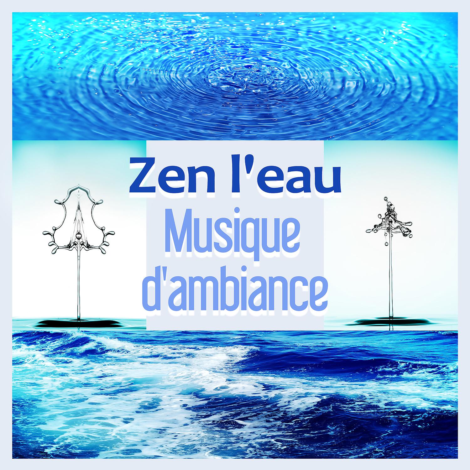 Постер альбома Zen l'eau - Musique d'ambiance, Vagues de l'océan, Chute d'eau, La rivière et pluie pour la relaxation, Détente, Bien-être et guérir l'insomnie