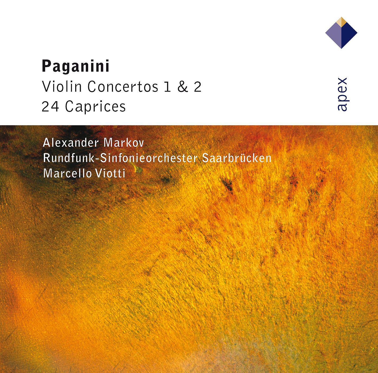 Постер альбома Paganini : Violin Concertos 1, 2 & 24 Caprices  -  APEX
