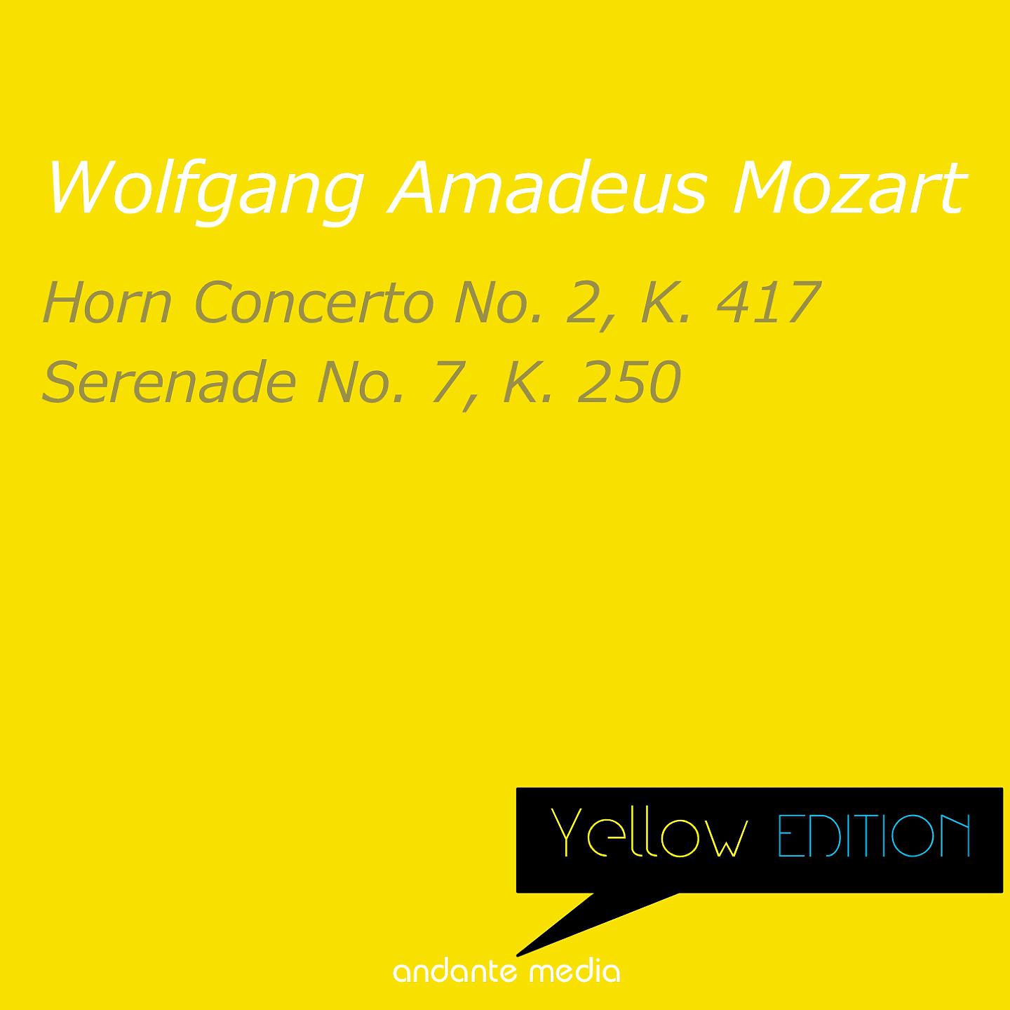 Постер альбома Yellow Edition - Mozart: Horn Concerto No. 2 & Serenade No. 7