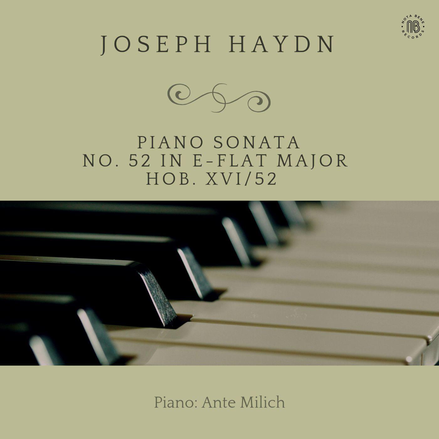 Постер альбома Joseph Haydn: Keyboard Sonata in E-Flat Major, HobXVI:52