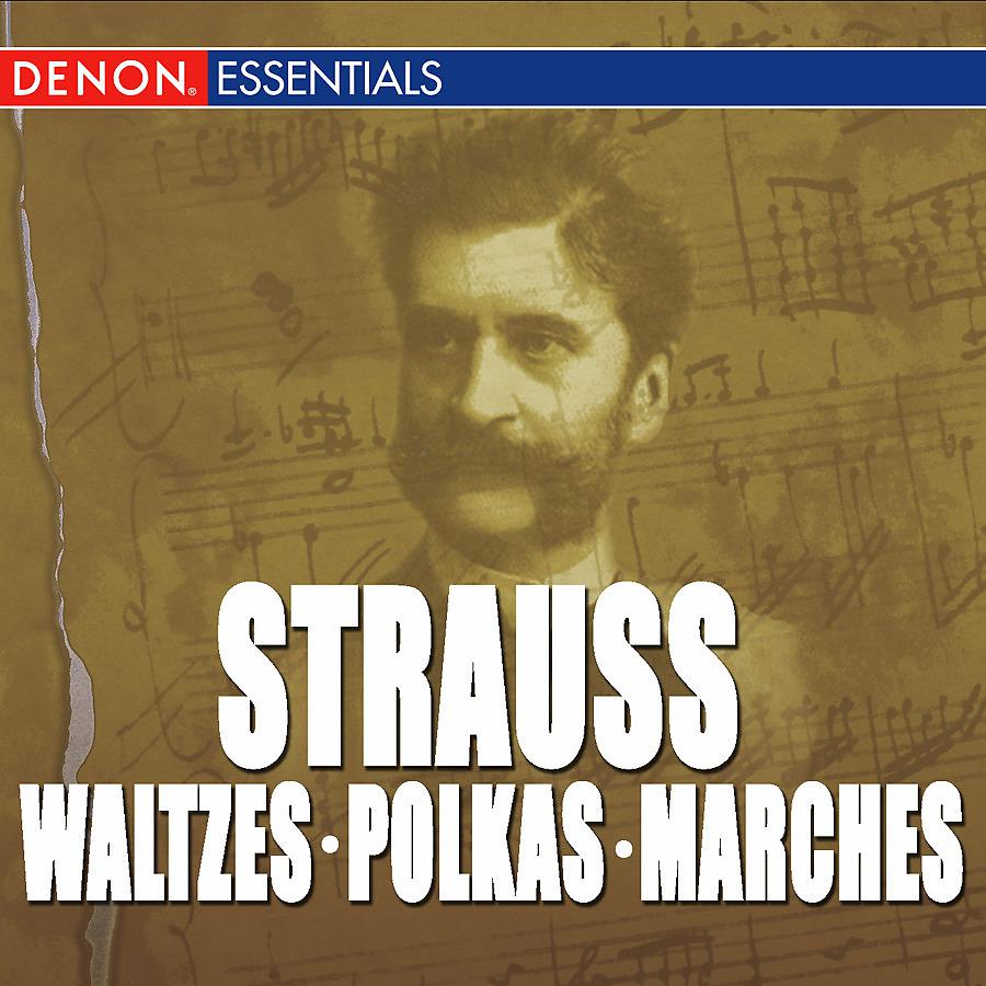 Постер альбома Great Strauss Waltzes, Polkas & Marches: Peter Falk & The Viennese Folk Opera Orchestra