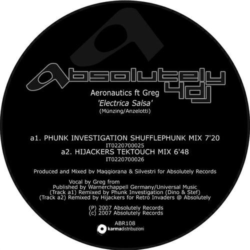 Aeronautics ft Greg - Electrica Salsa (Phunk Investigation Elephunk Mix)