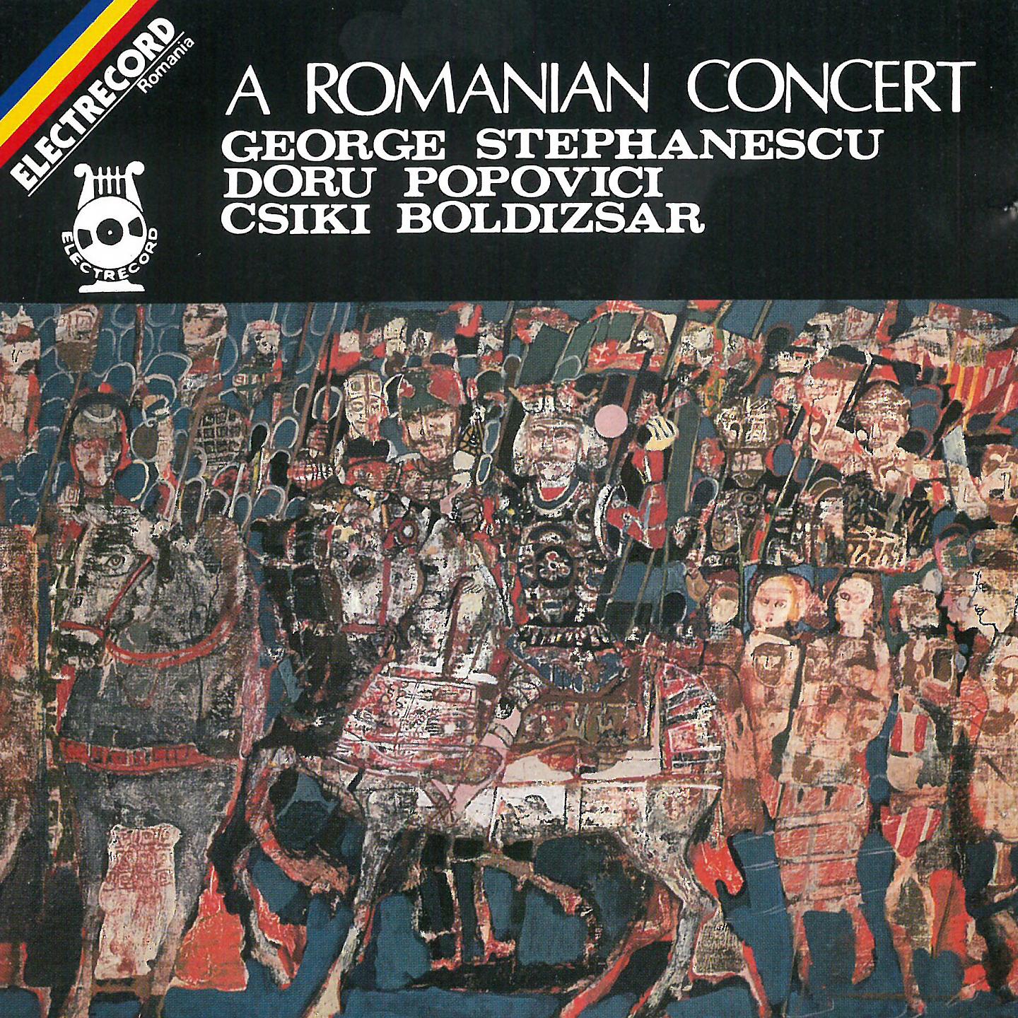 Постер альбома A romanian concert: Gheorge Ștephanescu, Doru Popovici, Csiki Boldizsar