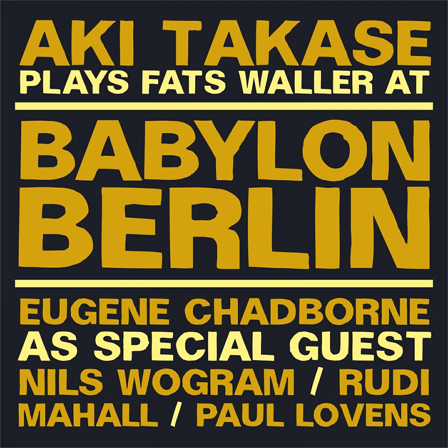 Aki Takase - Ain't Misbehavin / Hold Tight (Live, Berlin, 2009)