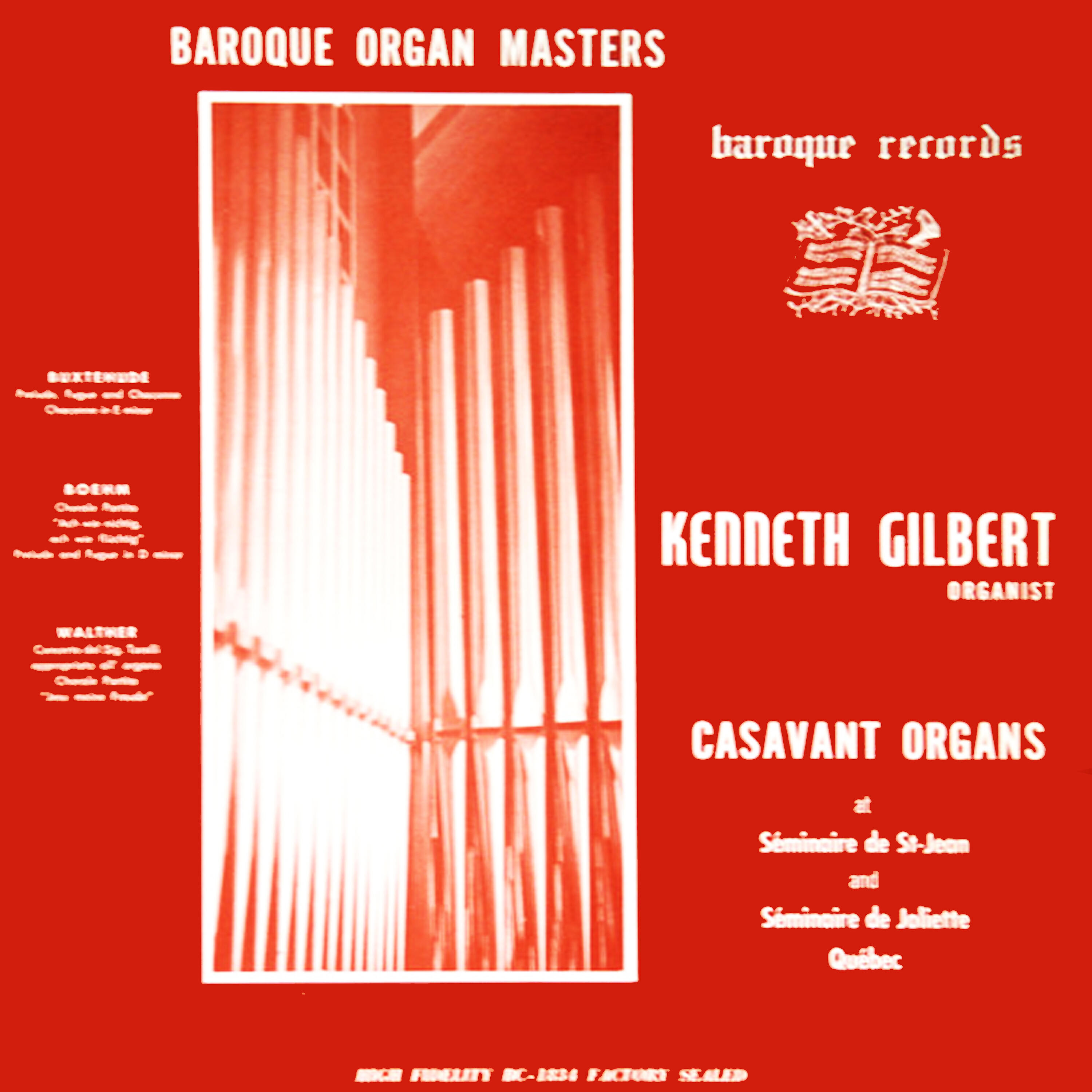 Kenneth Gilbert - Chaconne in E Minor, BuxWV 160