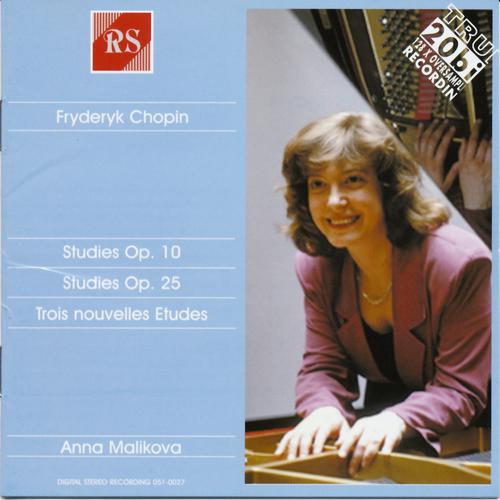 Постер альбома Fryderyk Chopin: Etudes, Op. 10 and 25 / Trois nouvelles études