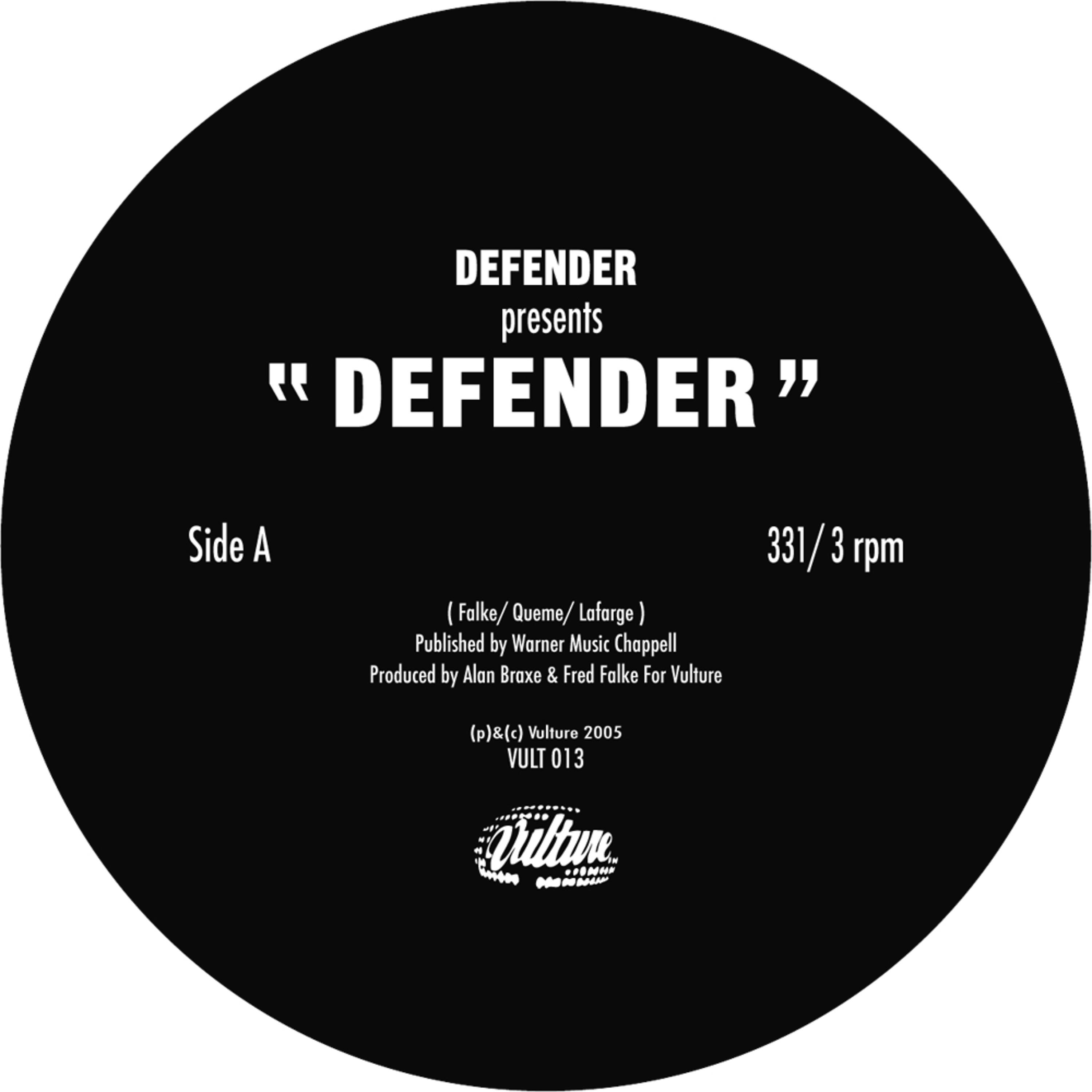 Постер альбома Defender - Single