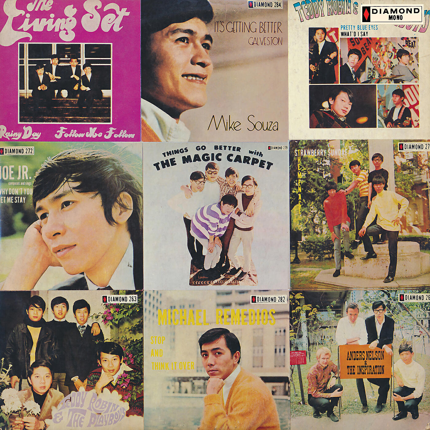 Teddy Robin & The Playboys - Pretty Blue Eyes