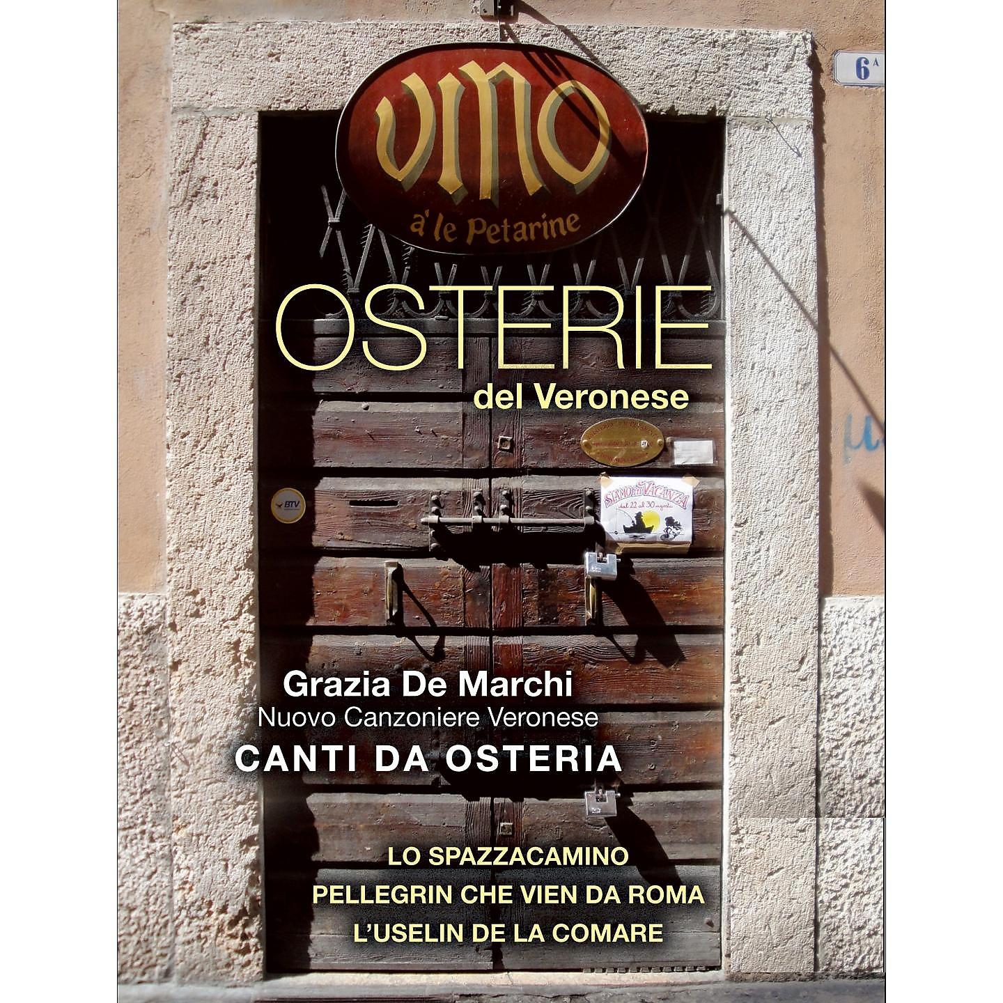 Постер альбома Canti da osterie del Veronese