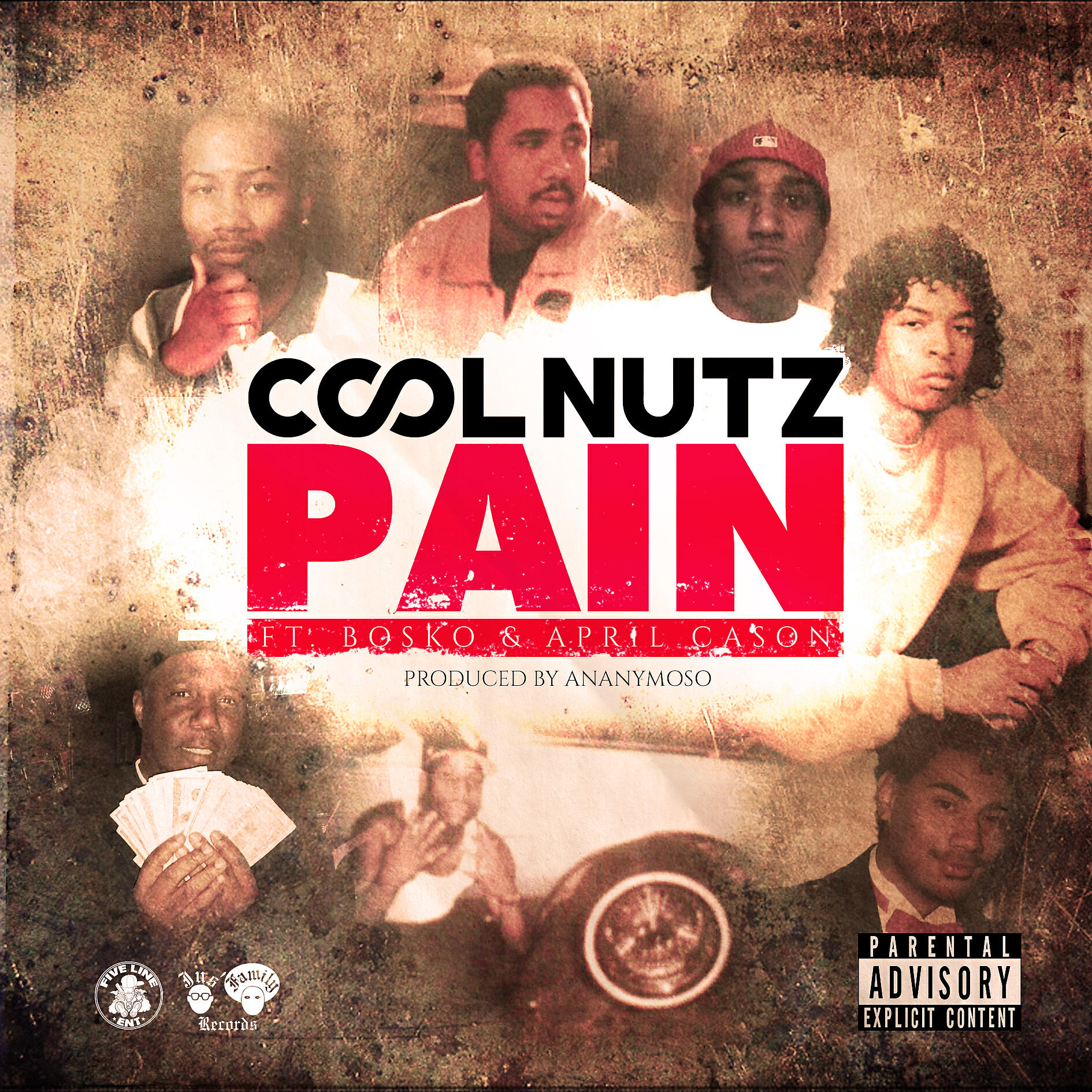 Cool Nutz - Pain (feat. Bosko & April Cason)