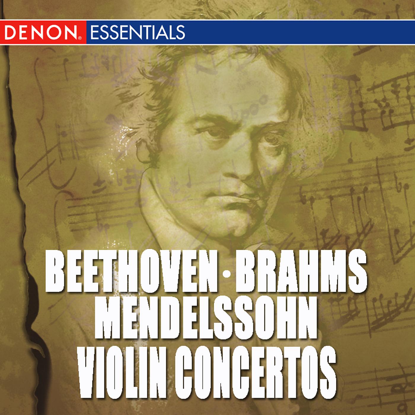Постер альбома Beethoven, Brahms & Mendelssohn: Violin Concertos