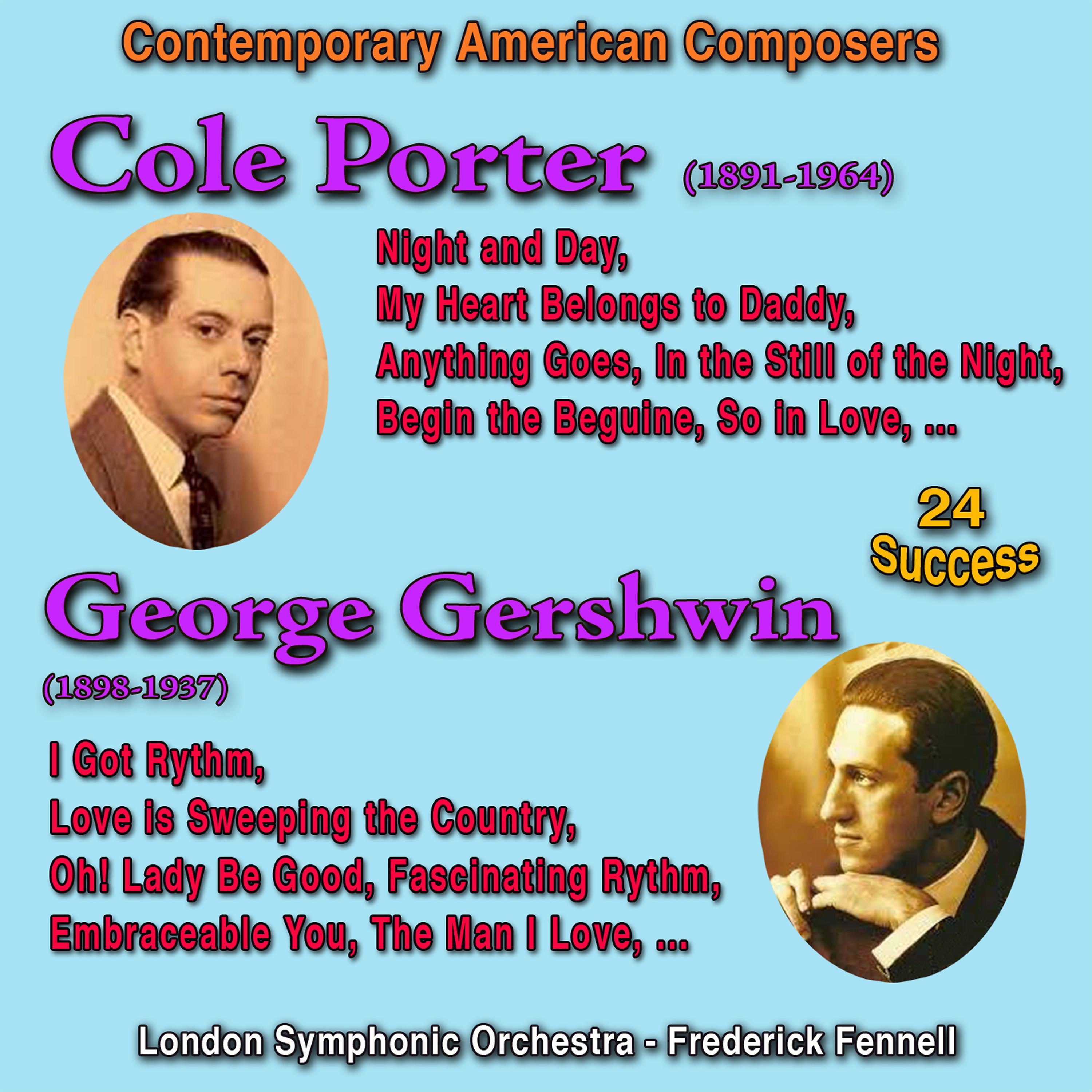 Постер альбома Contemporary American Composers: Cole Porter - George Gershwin