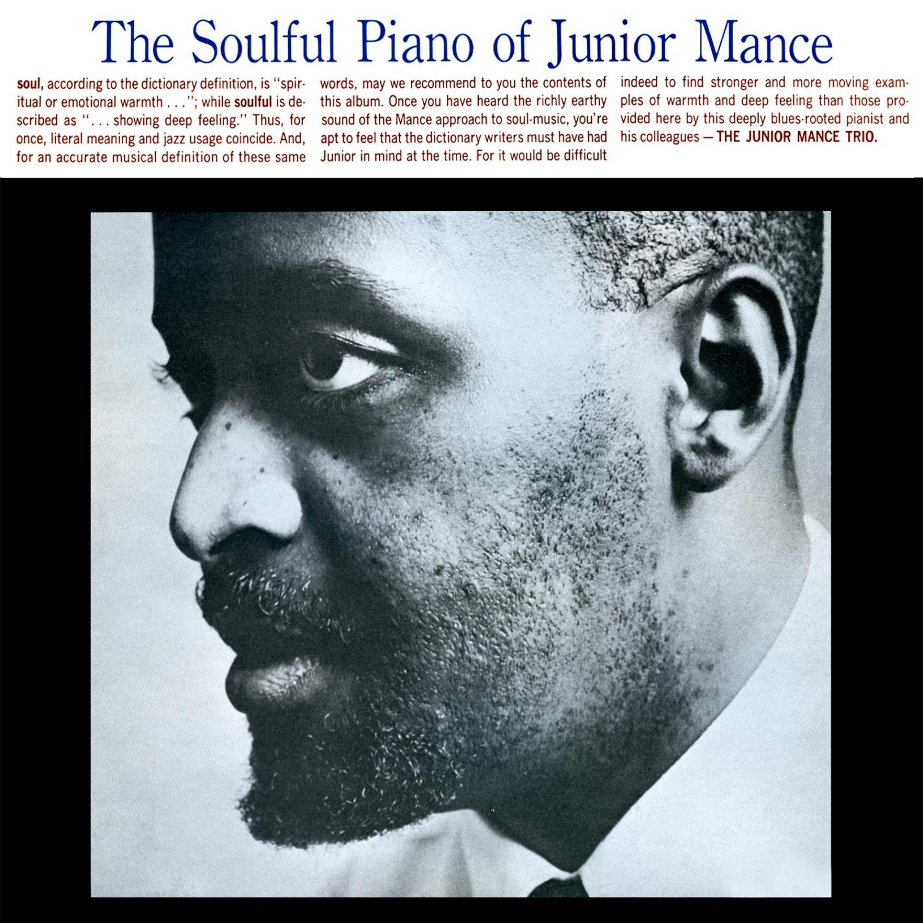 Постер альбома The Soulful Piano of Junior Mance (Remastered)
