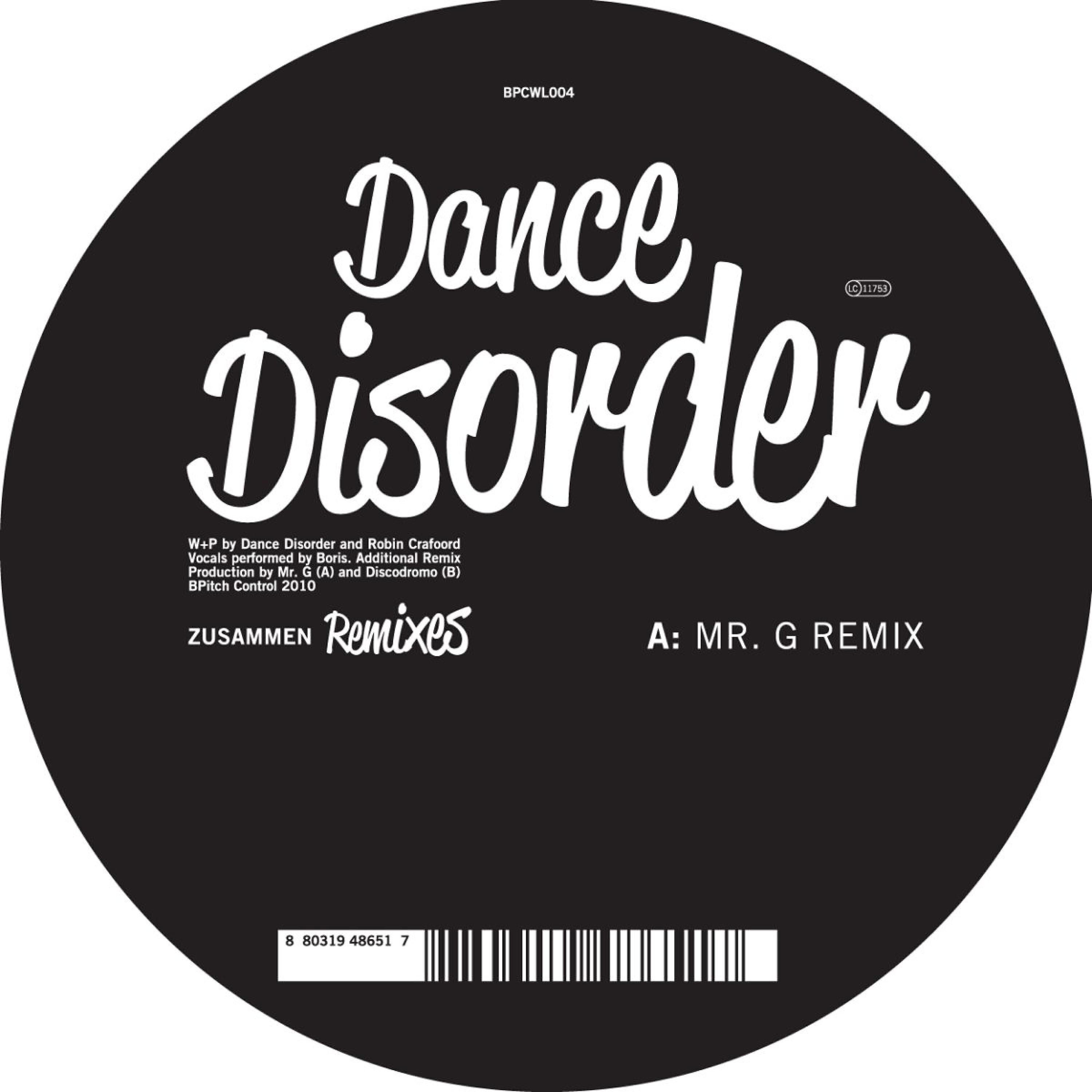 Dance Disorder - Zusammen (Discodromo 'Filthy Vortex' Remix)