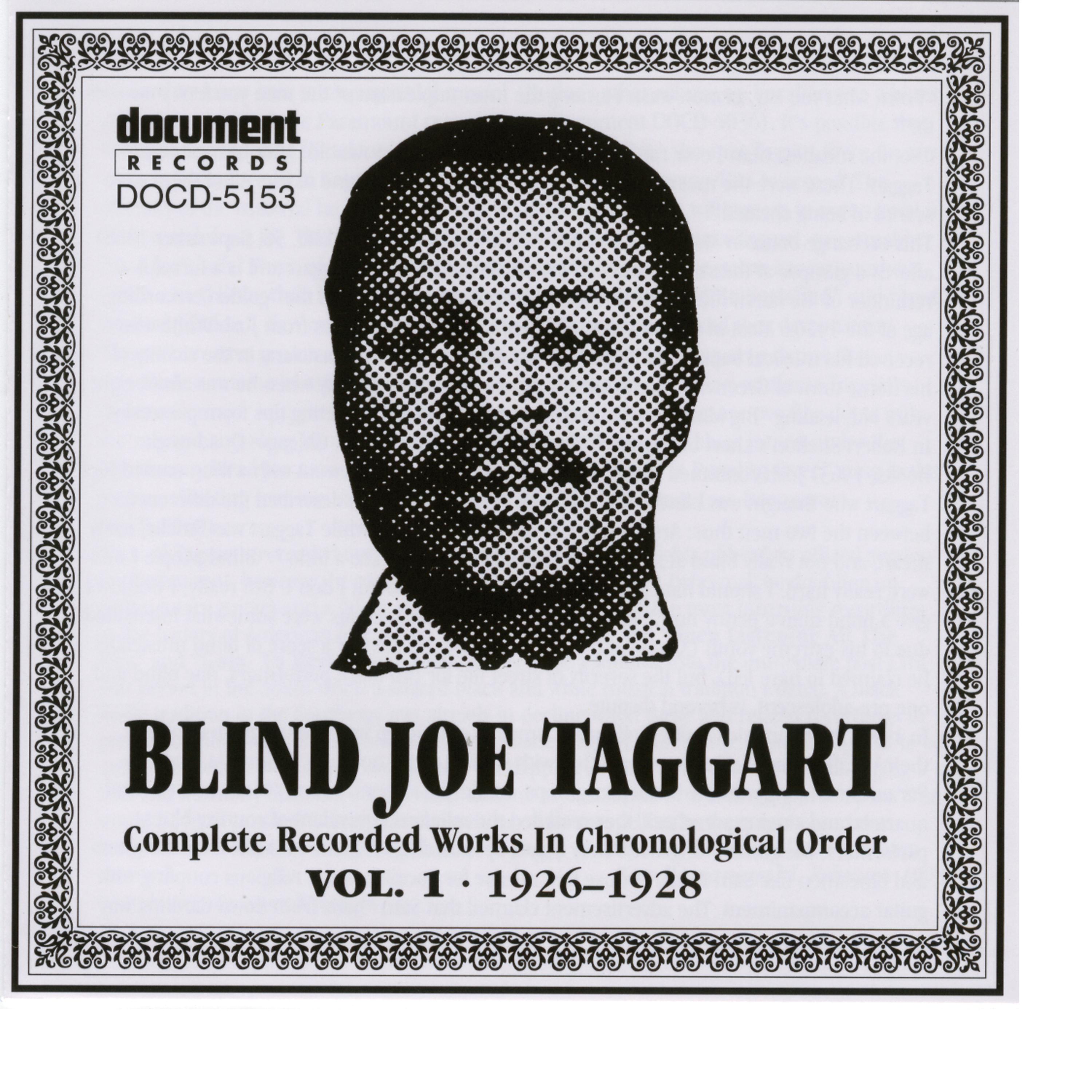 Постер альбома Blind Joe Taggart Vol. 1 (1926-1928)
