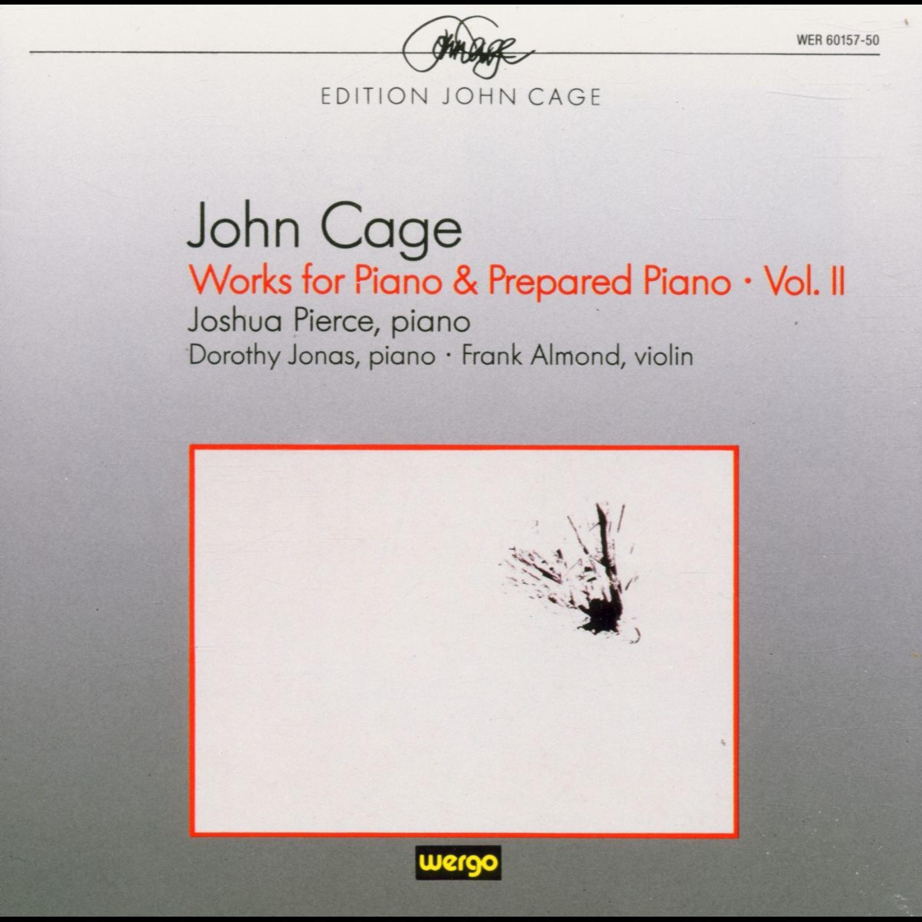 Постер альбома John Cage: Works for Piano & Prepared Piano, Vol. 2